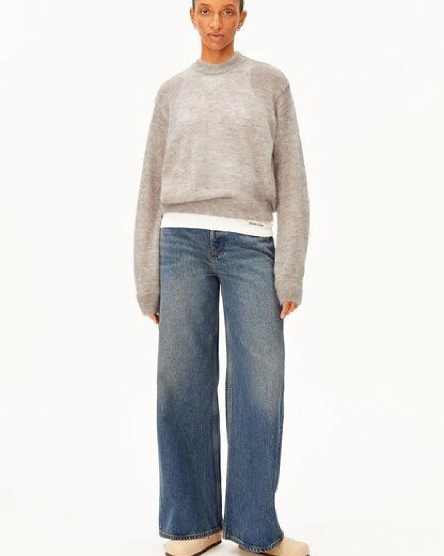 ARMEDANGELS MOHAIR BLEND Damen Strickpullover aus Mohair-Mix – Ansicht 4