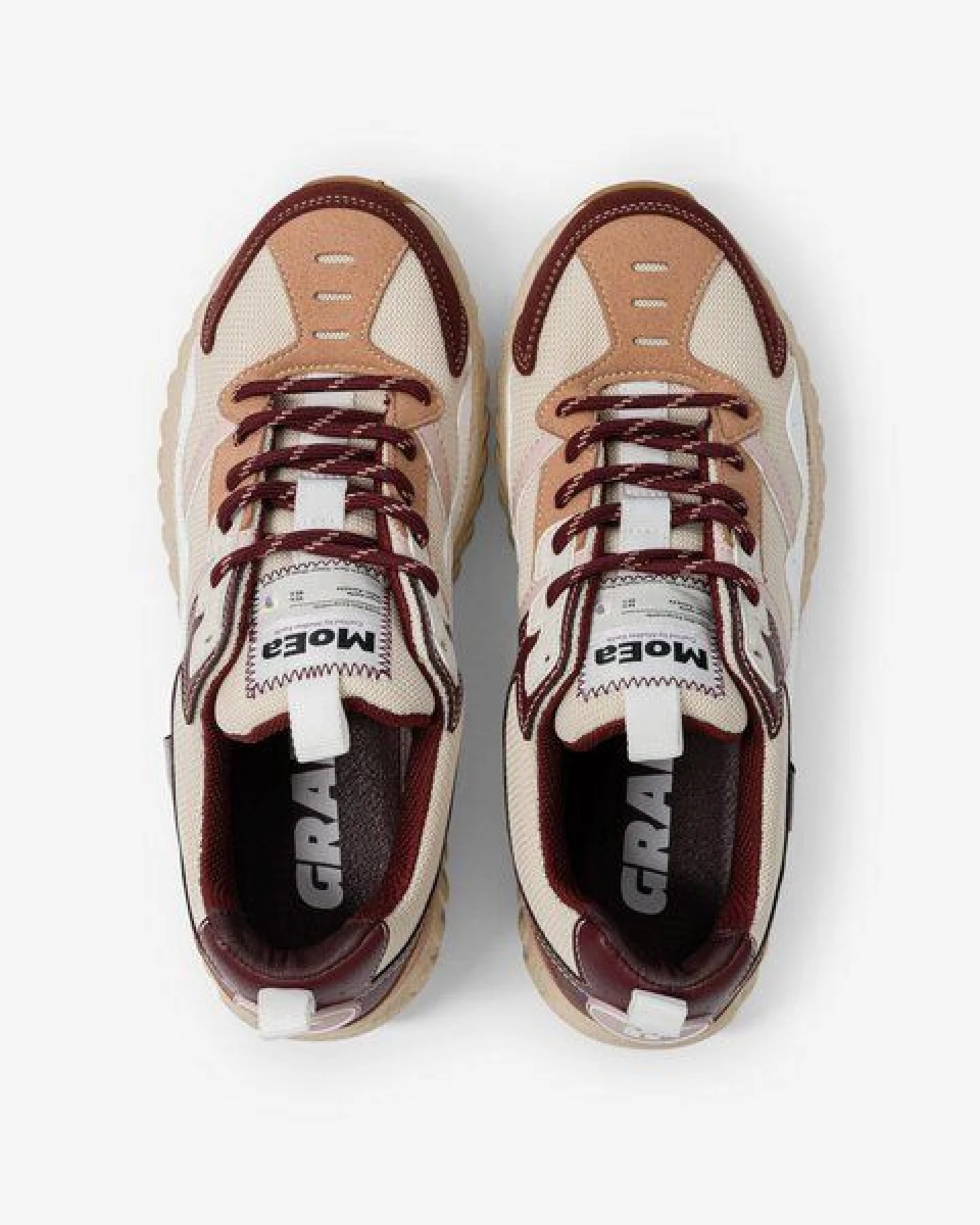 MoEa Sneakers GEN7 - Grapes Beige & Wine – Ansicht 3