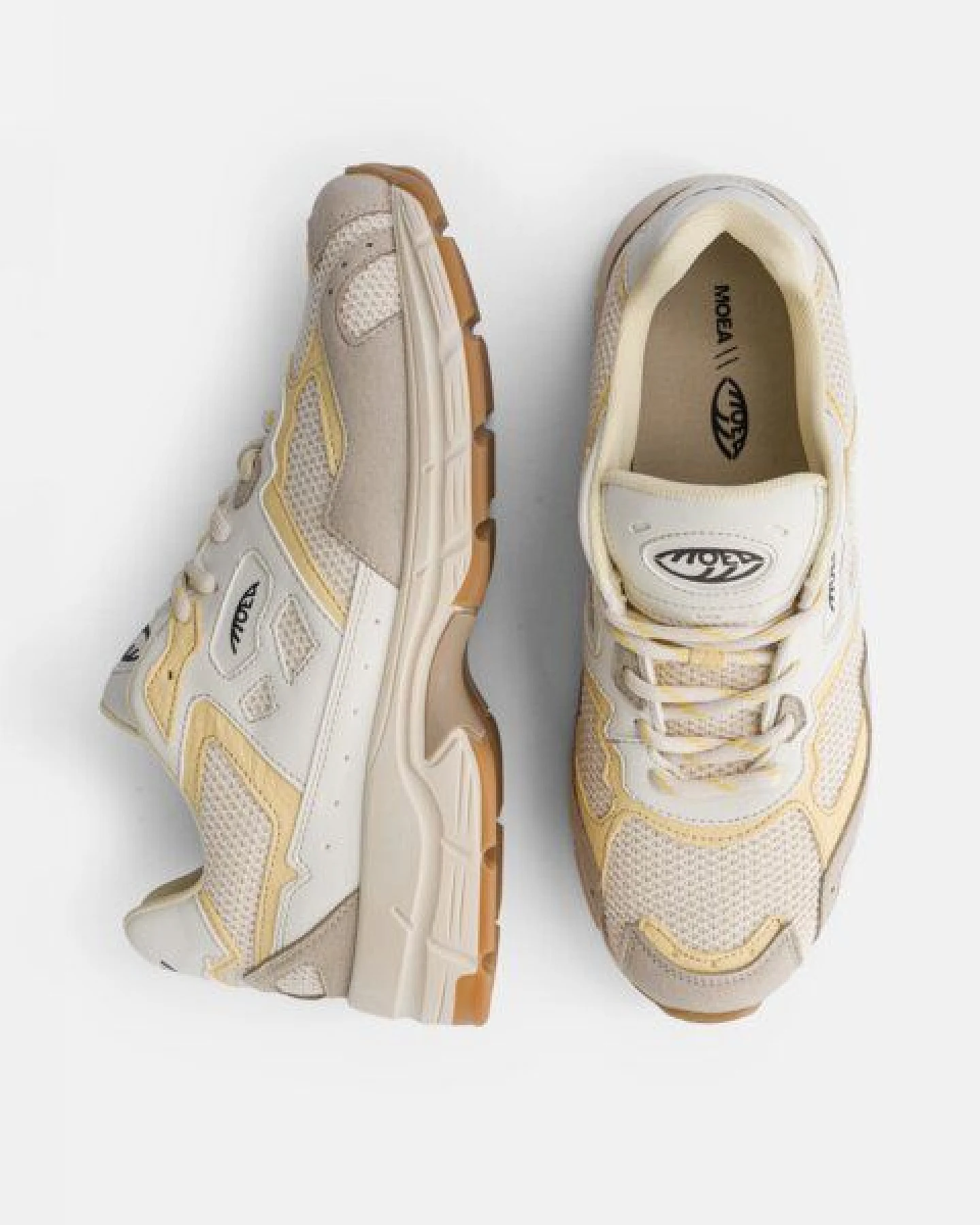 MoEa Sneakers Rush - Beige & Yellow - Pineapple – Ansicht 2