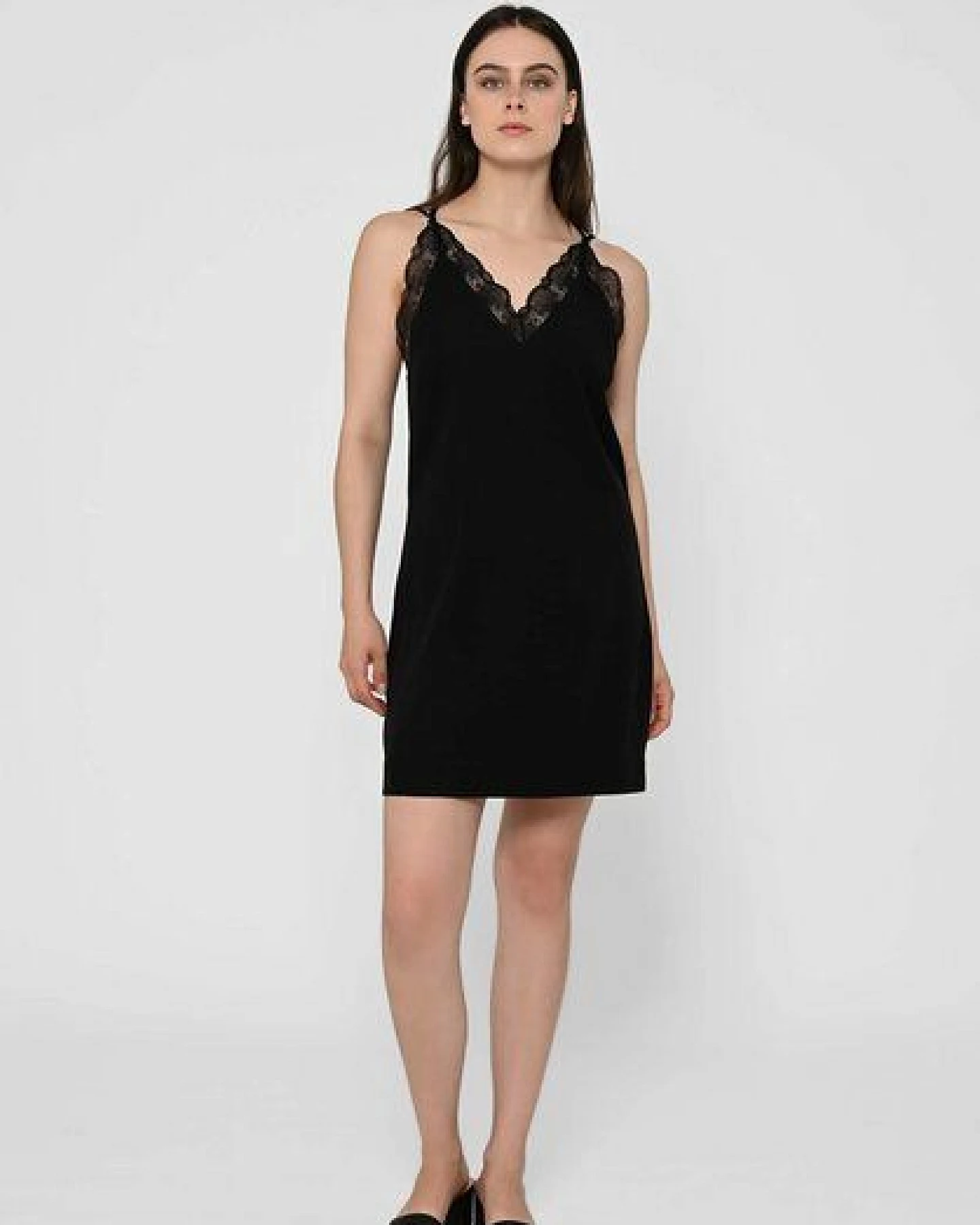 Lovjoi Dress PACAJA mit luxuriöser Spitze und Crossbackdetail – Ansicht 4