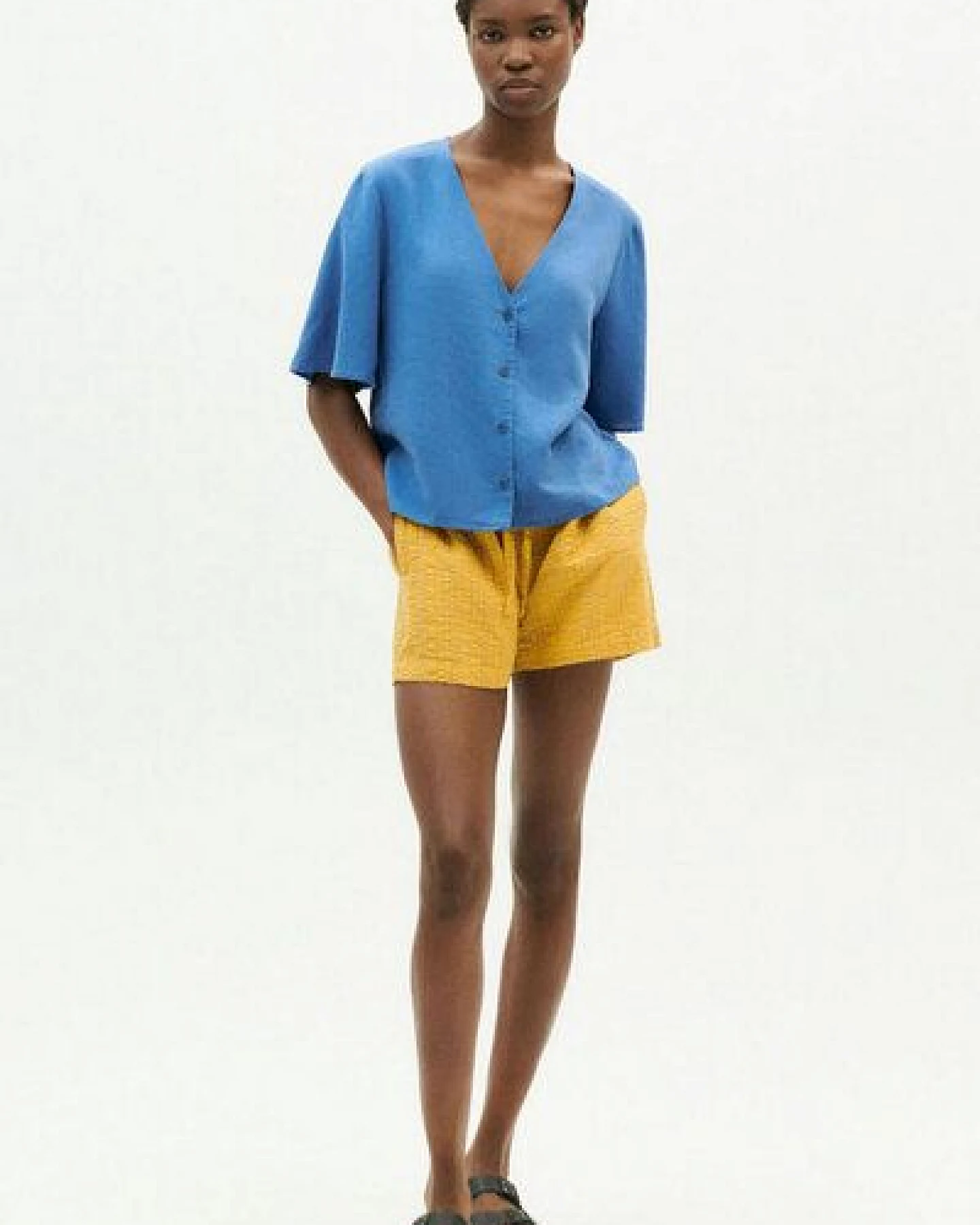 thinking mu Hemdbluse - Hemp Libelula Blouse - aus Hanf & Tencel – Ansicht 3