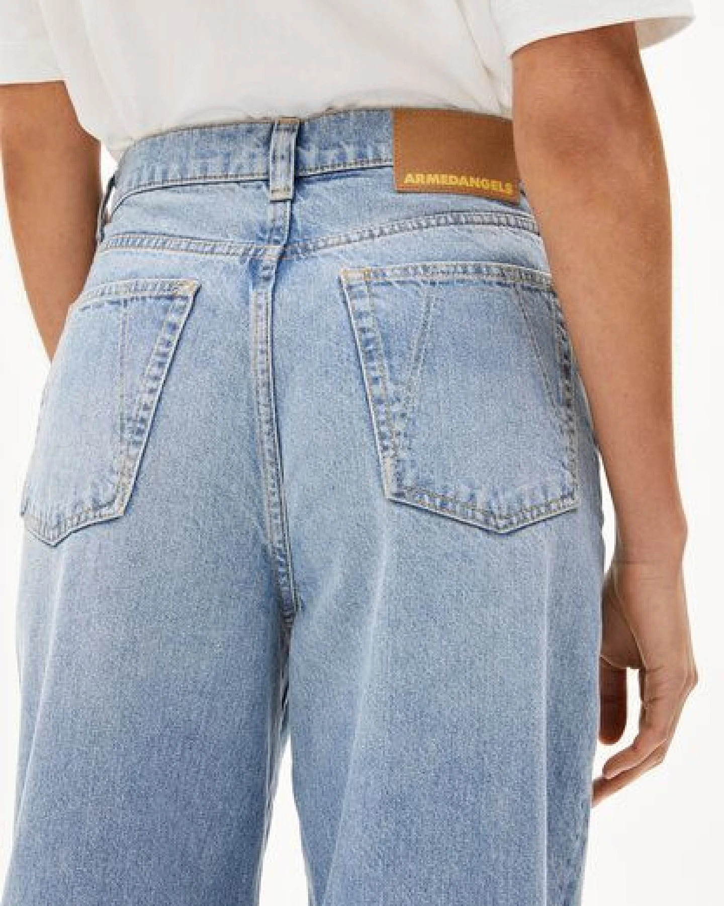 ARMEDANGELS BLINAA Damen Super wide Jeans recycelte Baumwolle – Ansicht 3