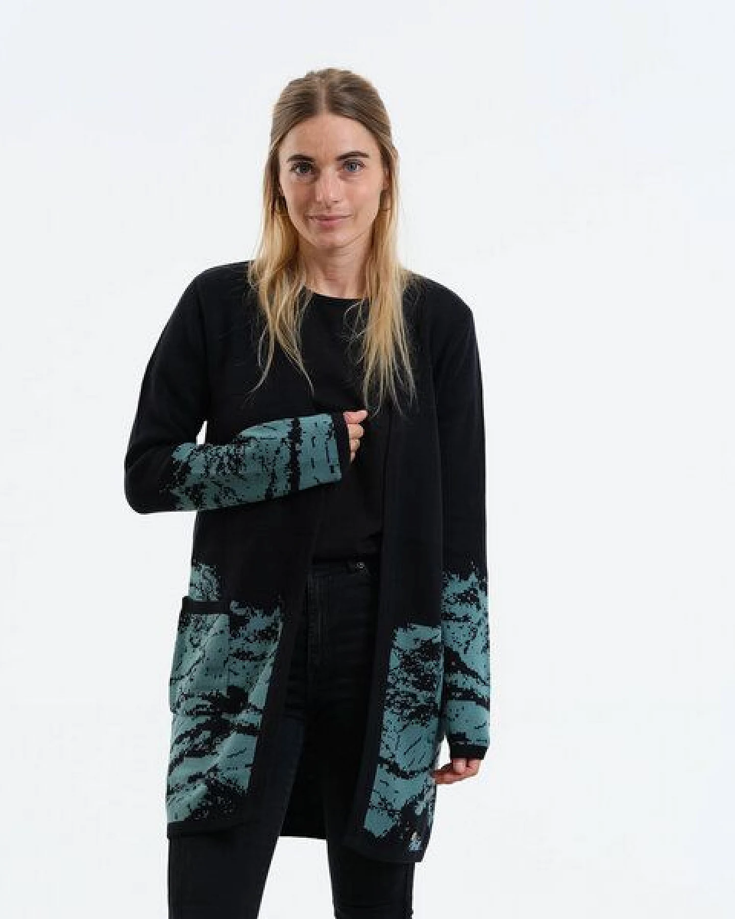 GARY MASH Long-Cardigan Alamo aus Biobaumwolle – Ansicht 3