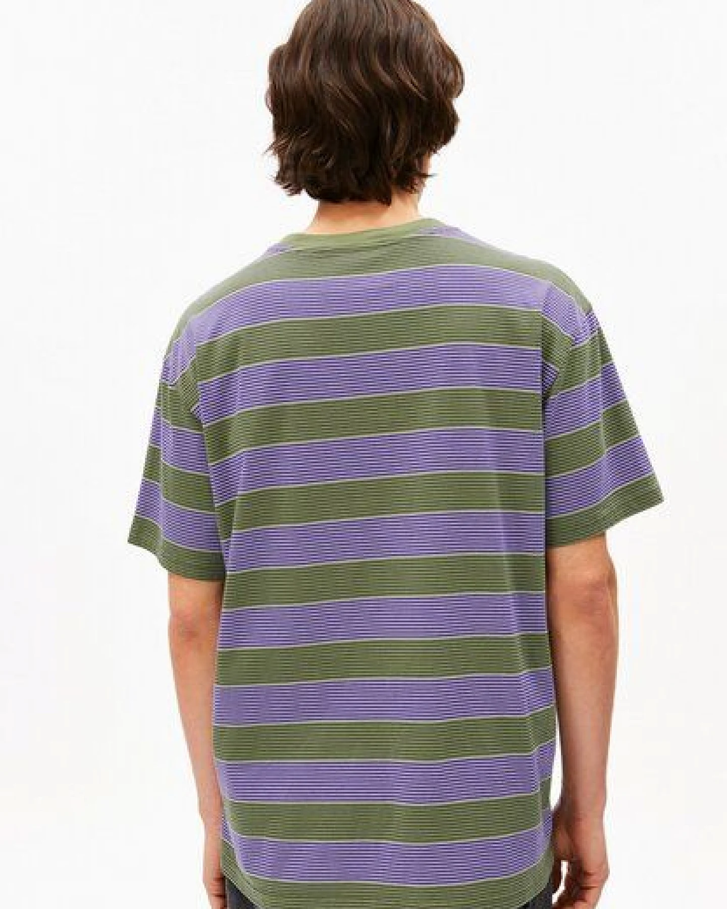 ARMEDANGELS MAARKOS STRIPES Herren T-Shirt aus Bio-Baumwolle – Ansicht 2