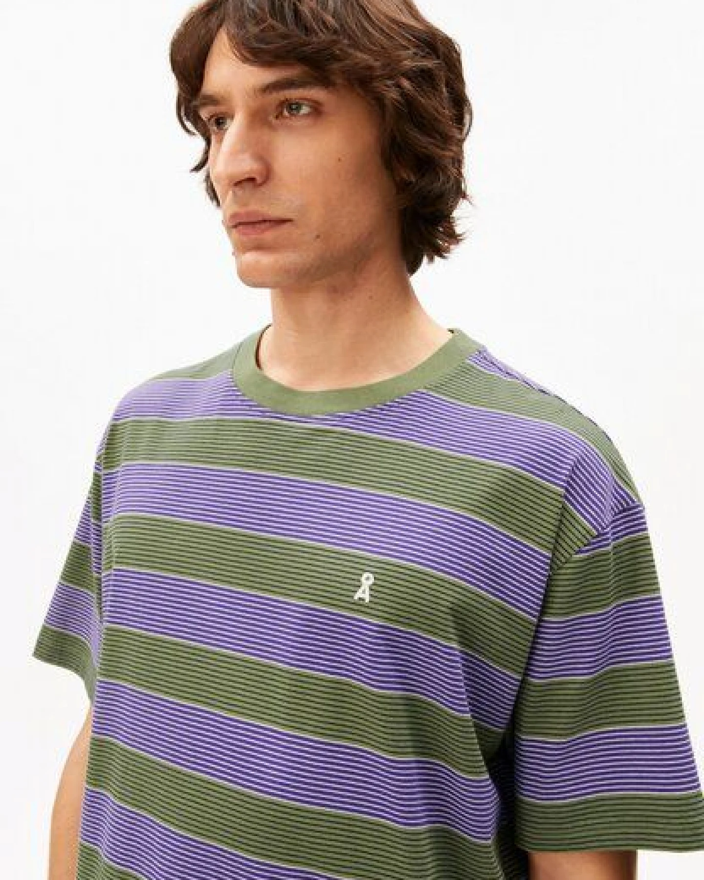 ARMEDANGELS MAARKOS STRIPES Herren T-Shirt aus Bio-Baumwolle – Ansicht 3