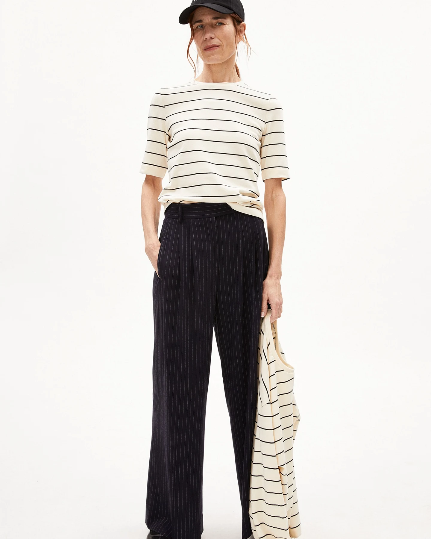 ARMEDANGELS T-Shirt JAANISARA FINE STRIPE – Ansicht 4
