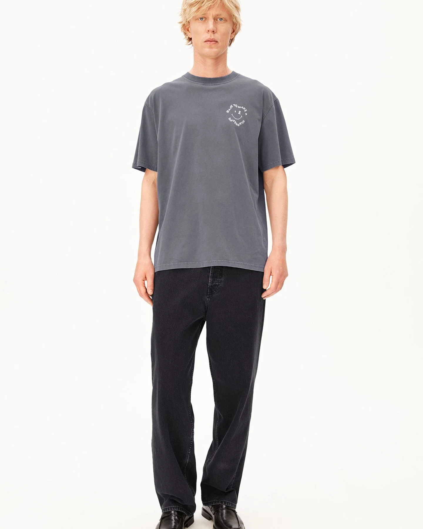 ARMEDANGELS T-Shirt MAARKOS GMT DYE SMILE – Ansicht 5