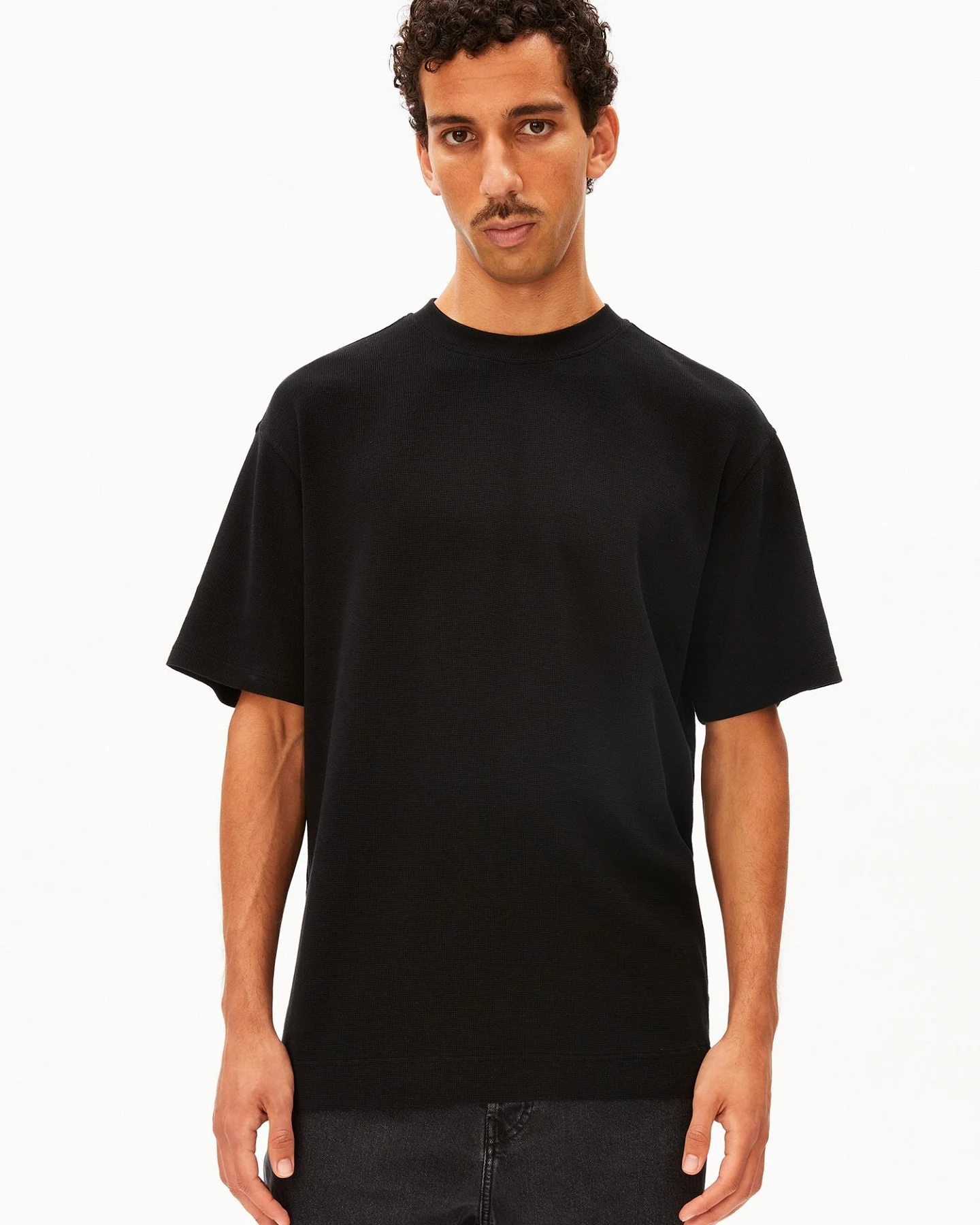 ARMEDANGELS T-Shirt MAARKOS WAFFLE – Ansicht 2