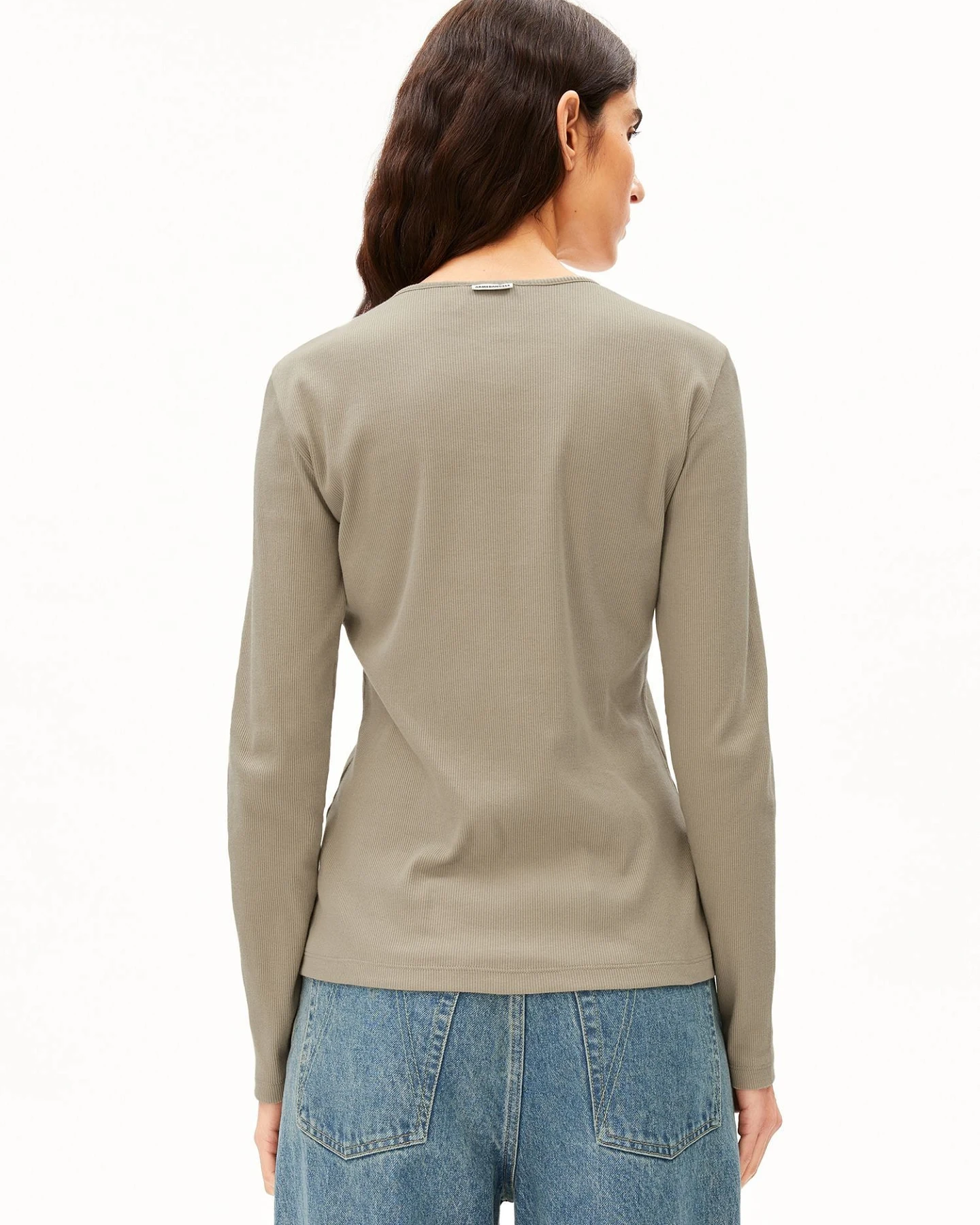 ARMEDANGELS Longsleeve RIB BUTTON – Ansicht 3