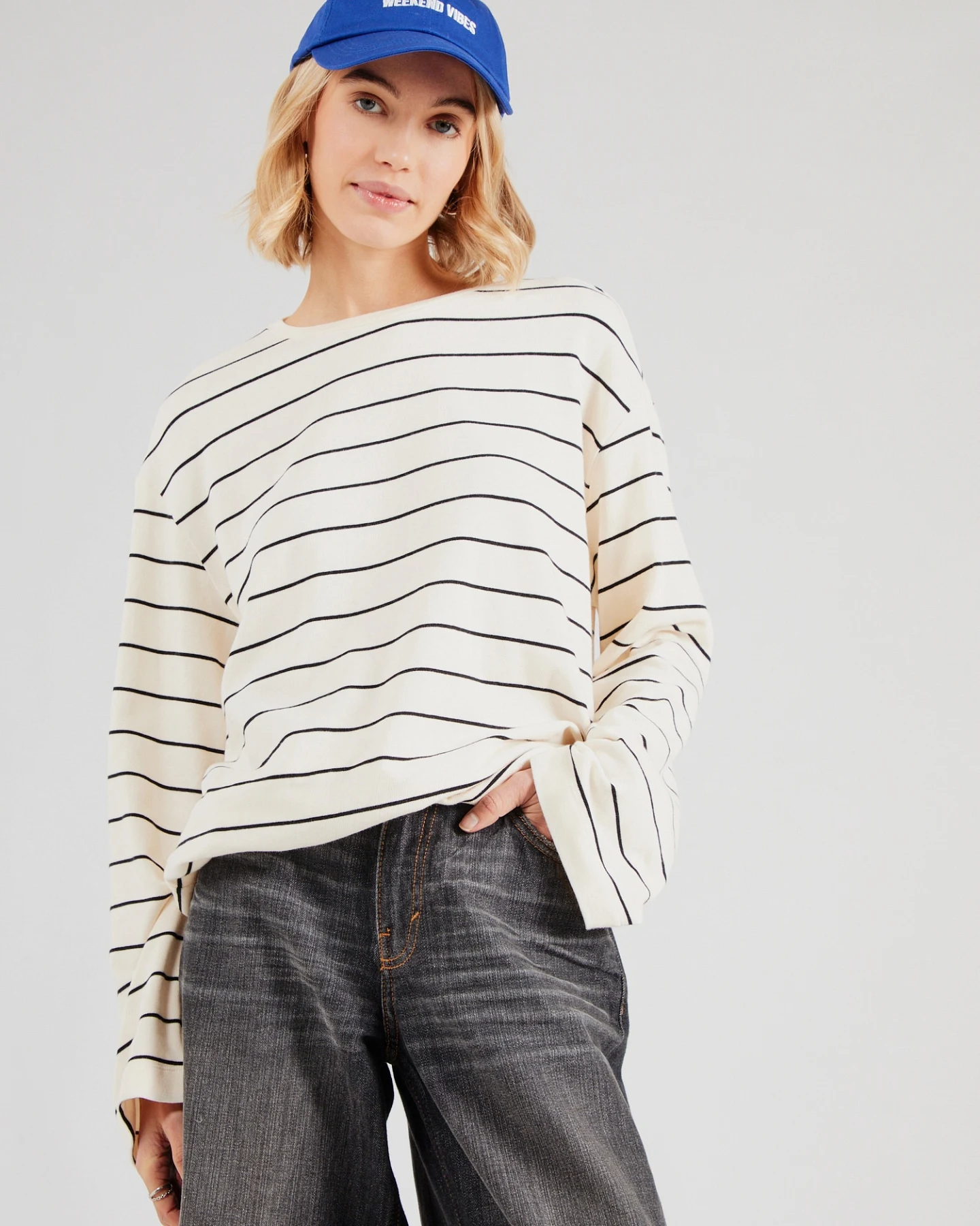 ARMEDANGELS Longsleeve MARYNAA FINE STRIPE – Ansicht 5