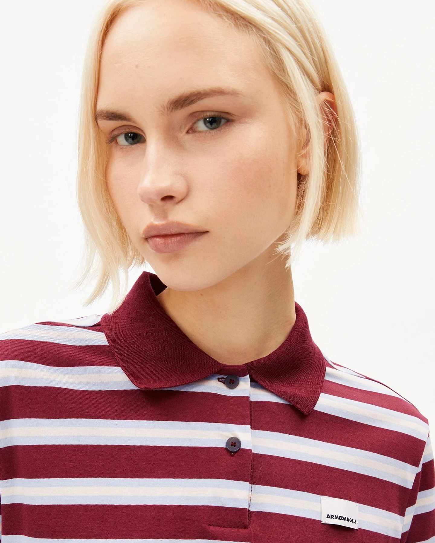 ARMEDANGELS Longsleeve STRIPE POLO – Ansicht 4