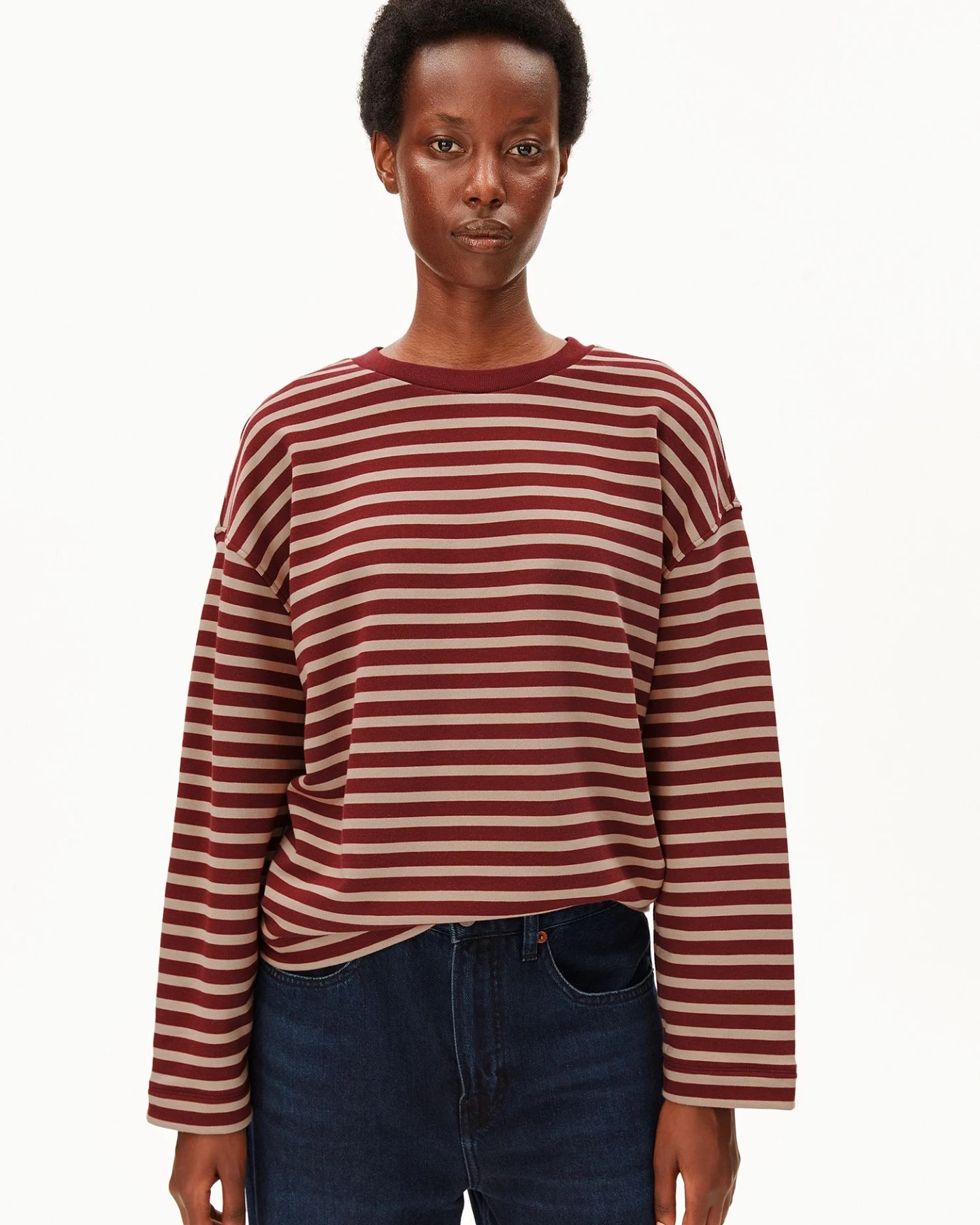 ARMEDANGELS Pullover FRANKAA MAARLEN STRIPE – Ansicht 2