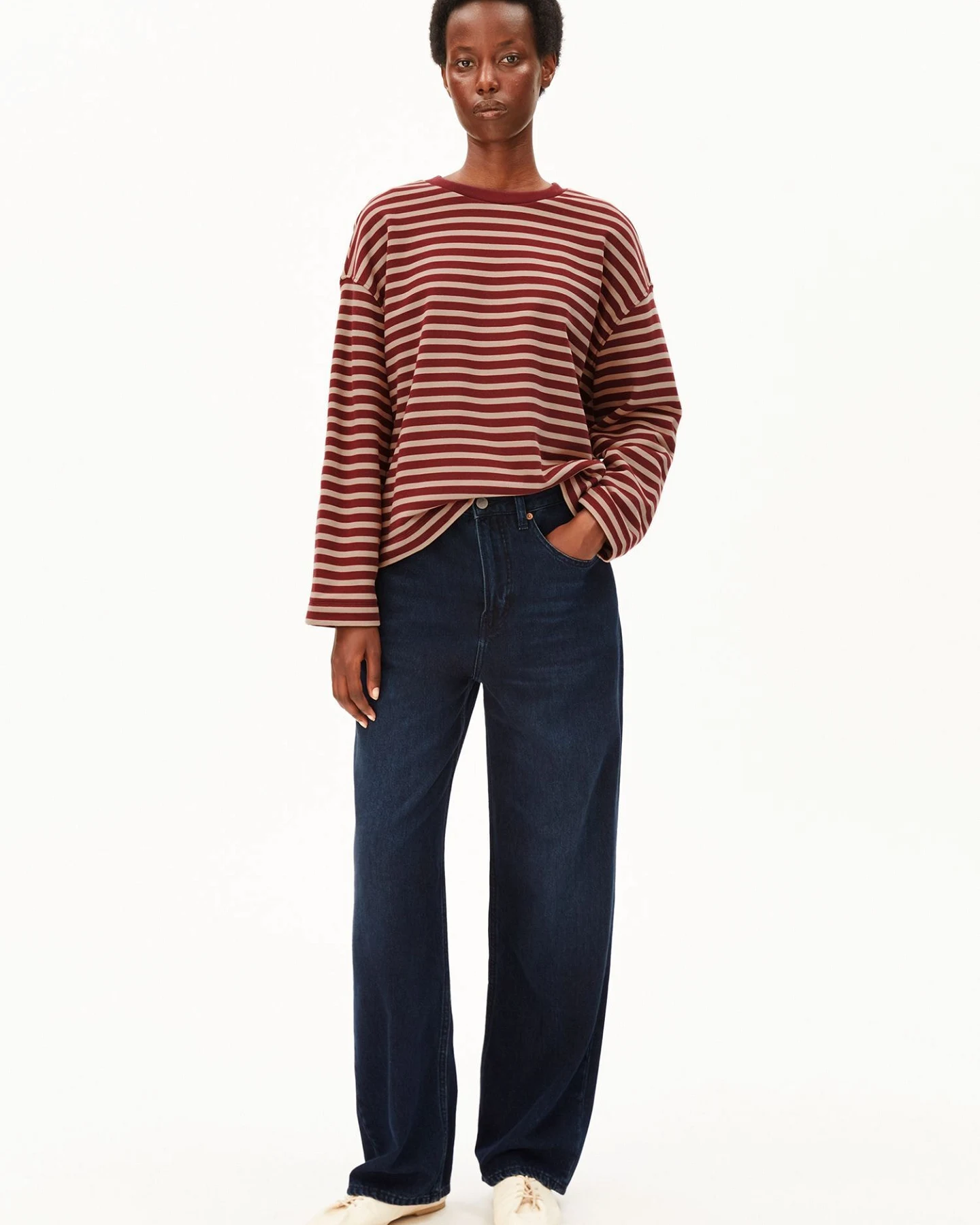 ARMEDANGELS Pullover FRANKAA MAARLEN STRIPE – Ansicht 5