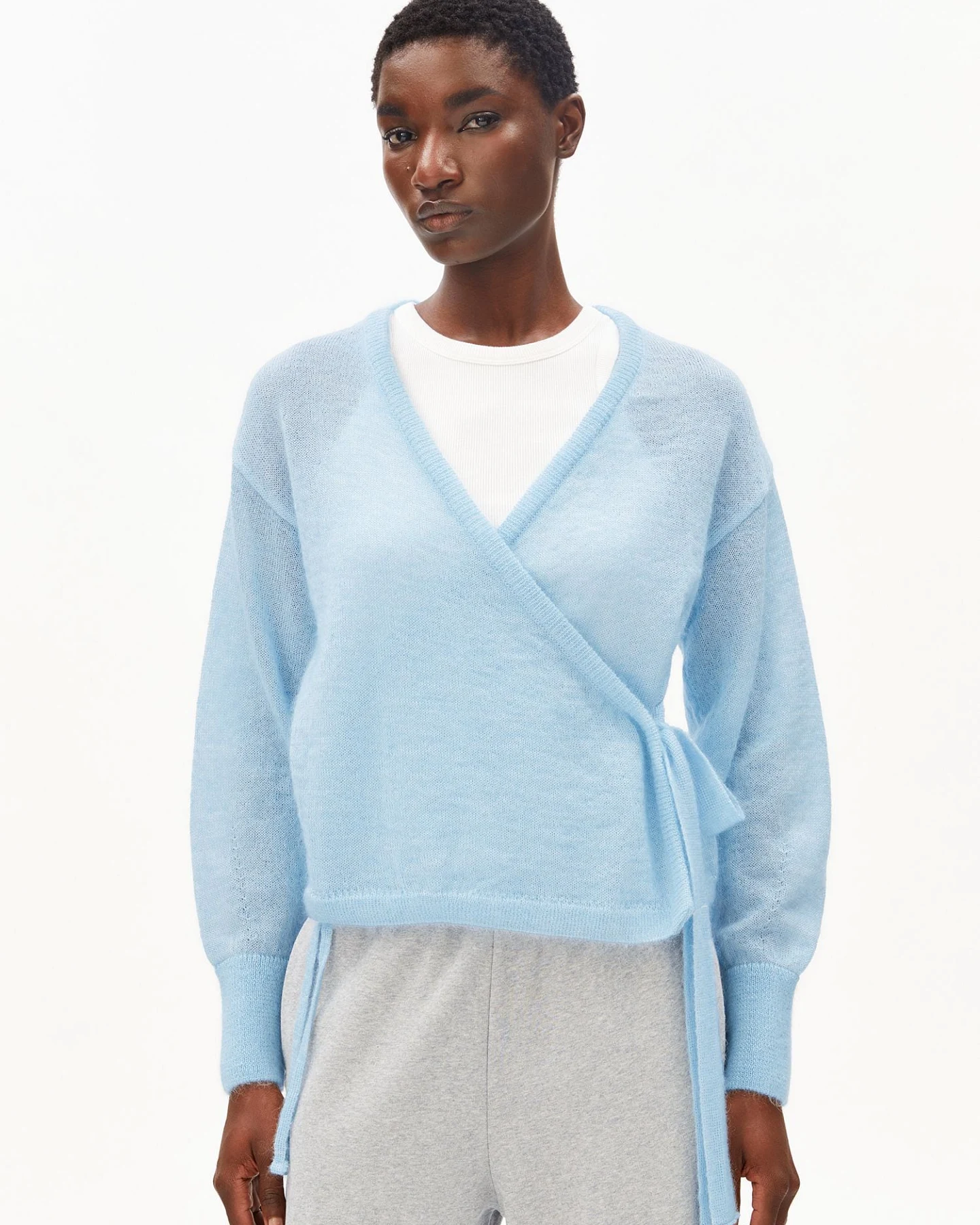 ARMEDANGELS Strickjacke MOHAIR BLEND WRAP – Ansicht 2