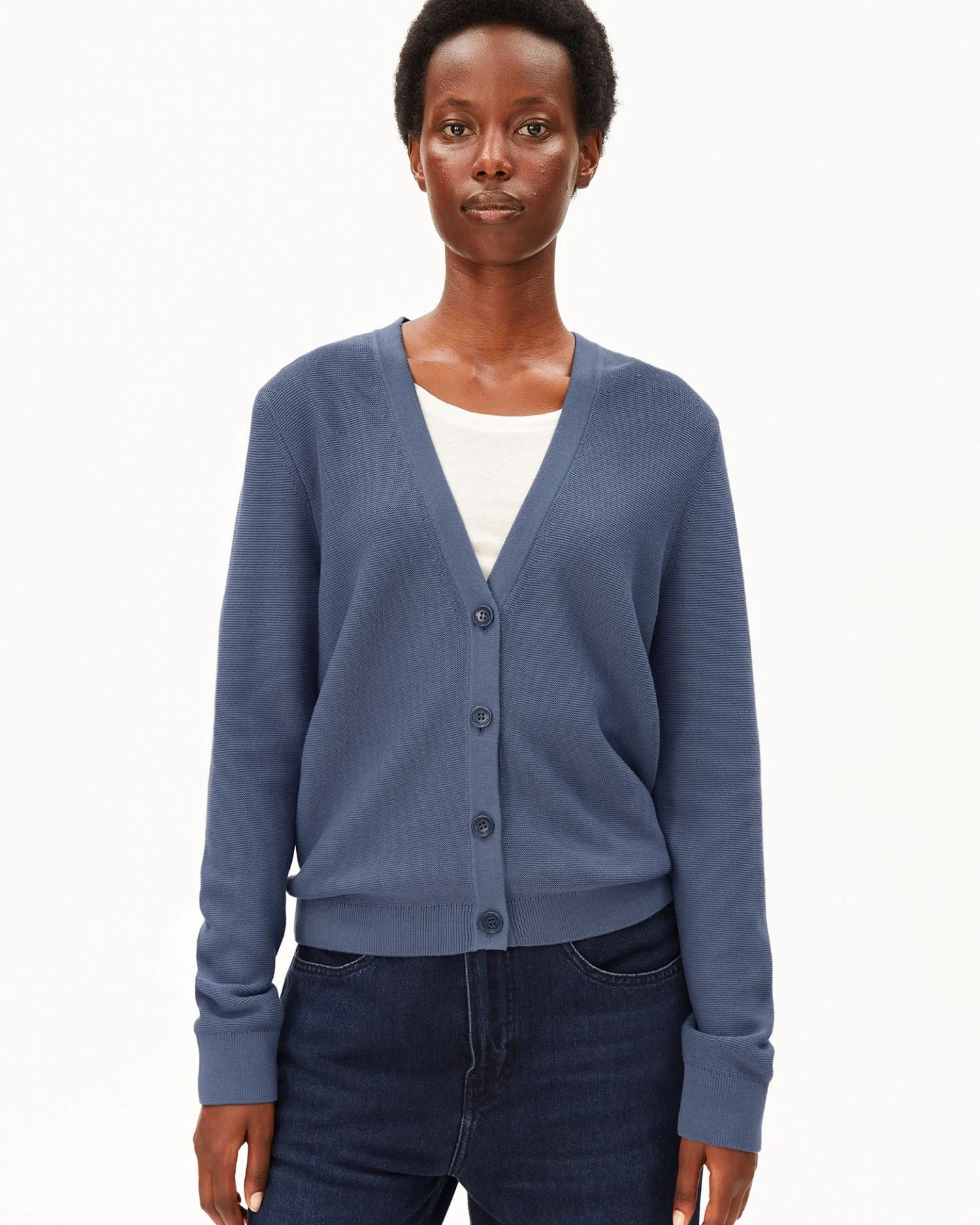 ARMEDANGELS Strickjacke Menaal (GOTS) – Ansicht 2