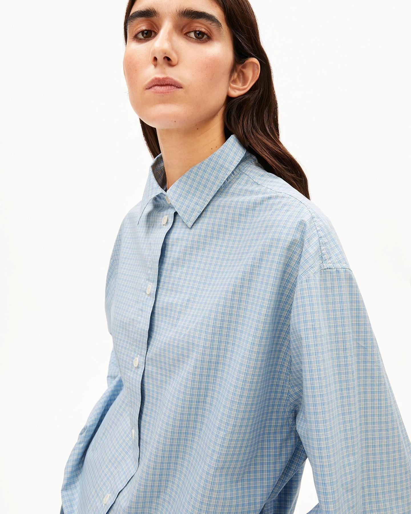 ARMEDANGELS Bluse MINI-CHECK – Ansicht 4
