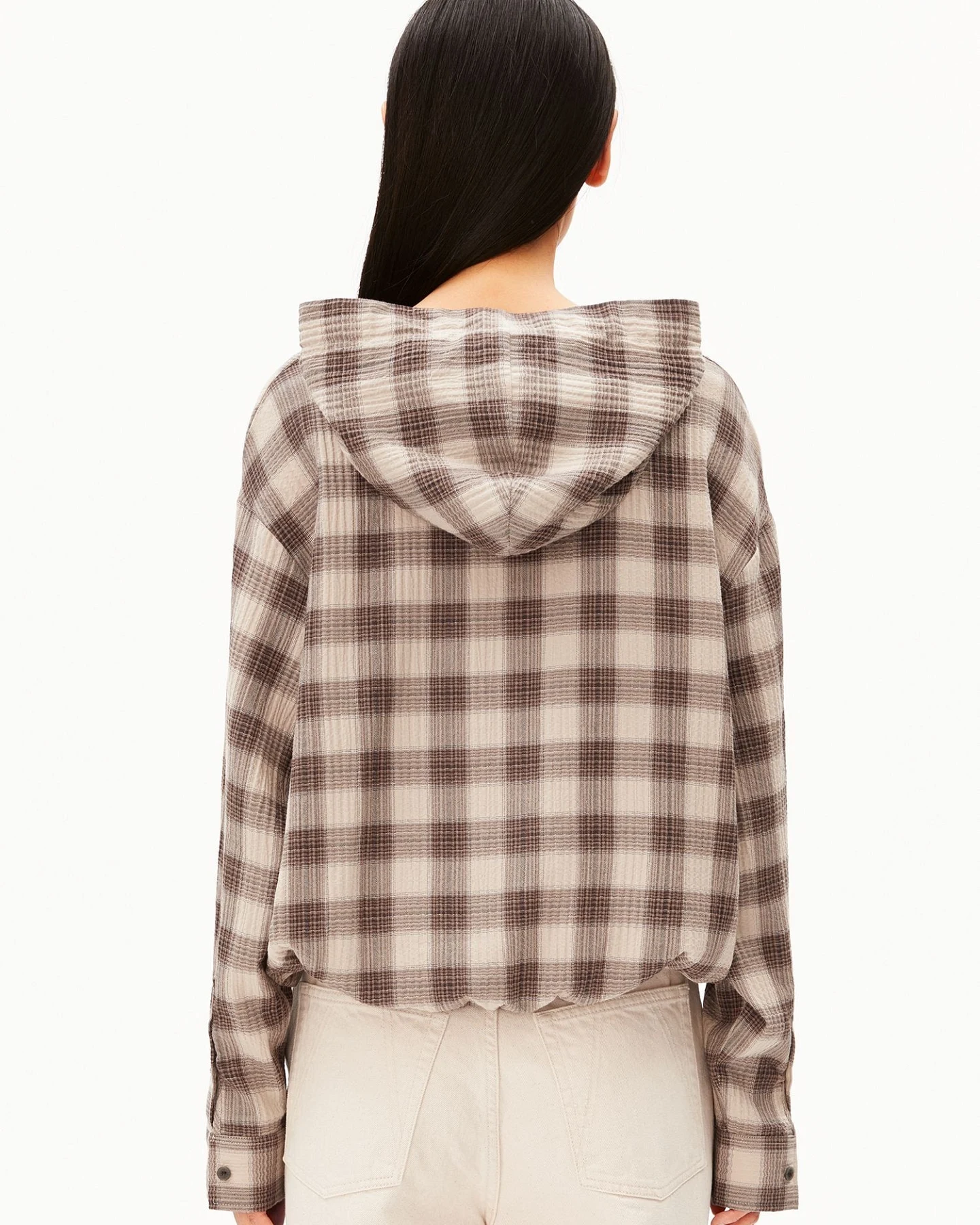 ARMEDANGELS Bluse CHECK HOODED – Ansicht 2