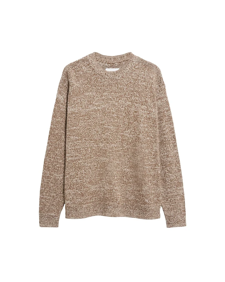 ARMEDANGELS Strickpullover CREWNECK MOULINE