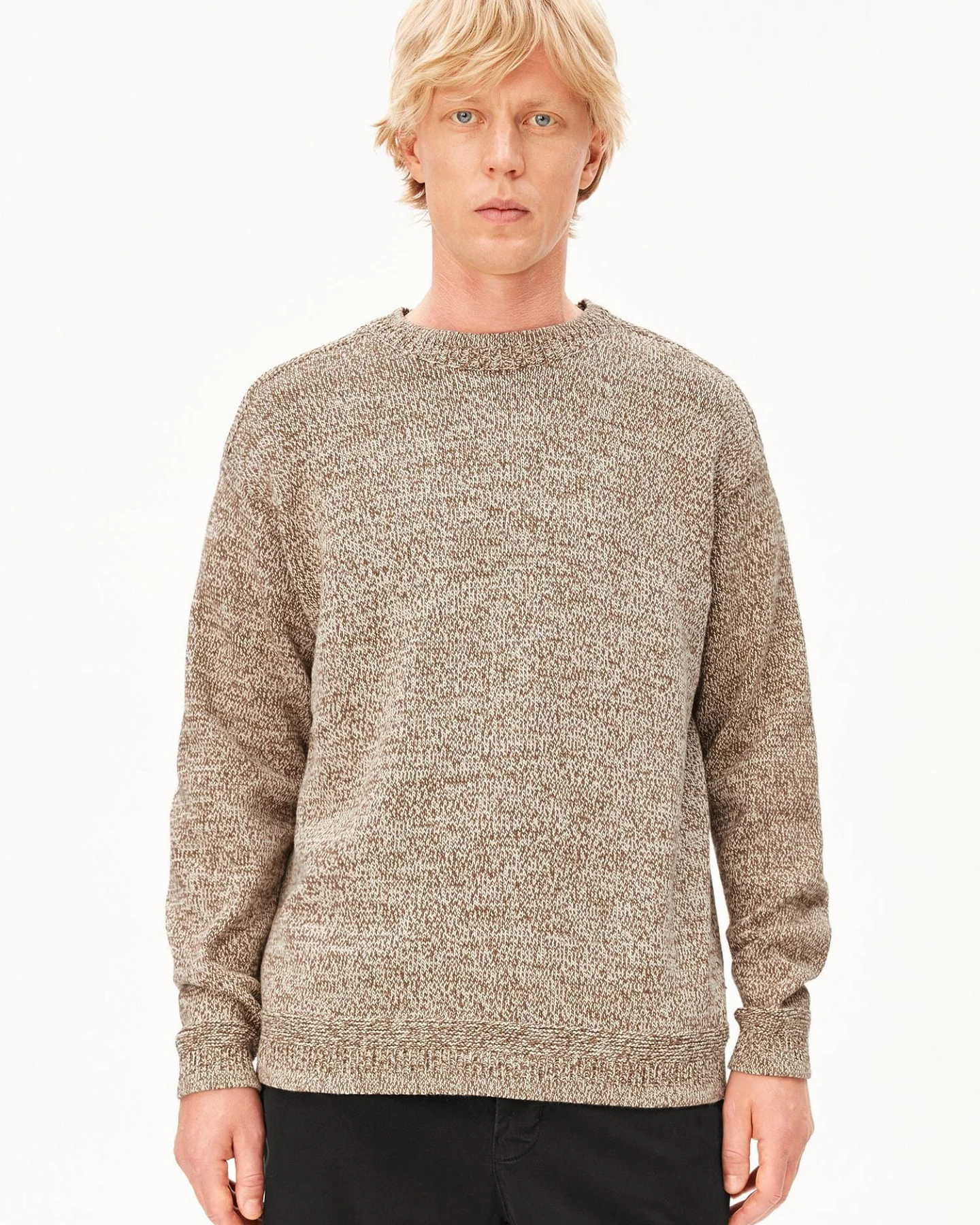 ARMEDANGELS Strickpullover CREWNECK MOULINE – Ansicht 2