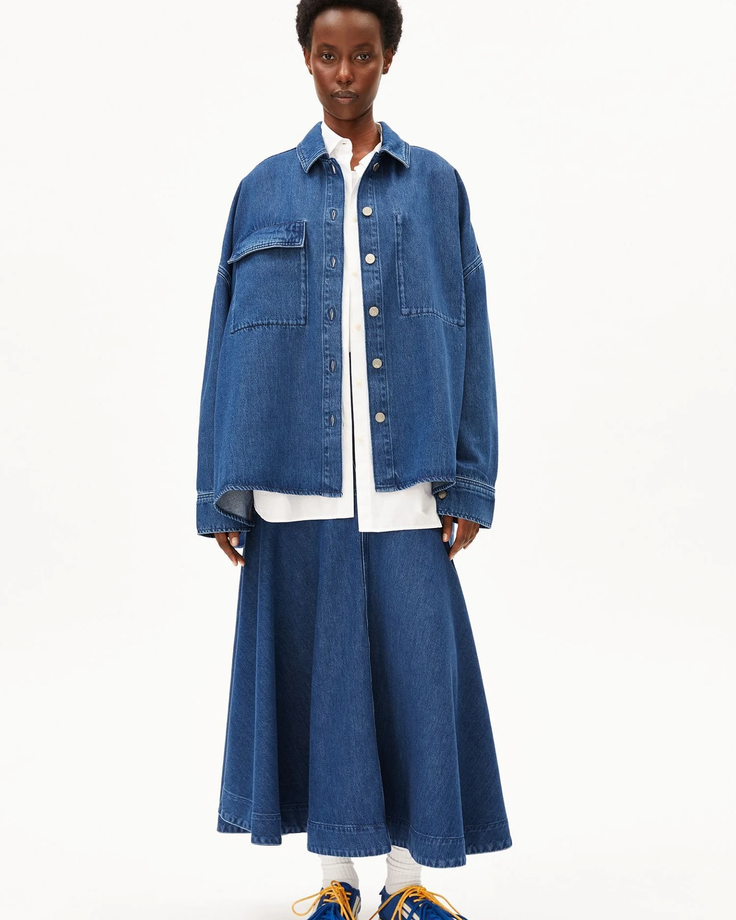 ARMEDANGELS Rock DENIM MIDI – Ansicht 5
