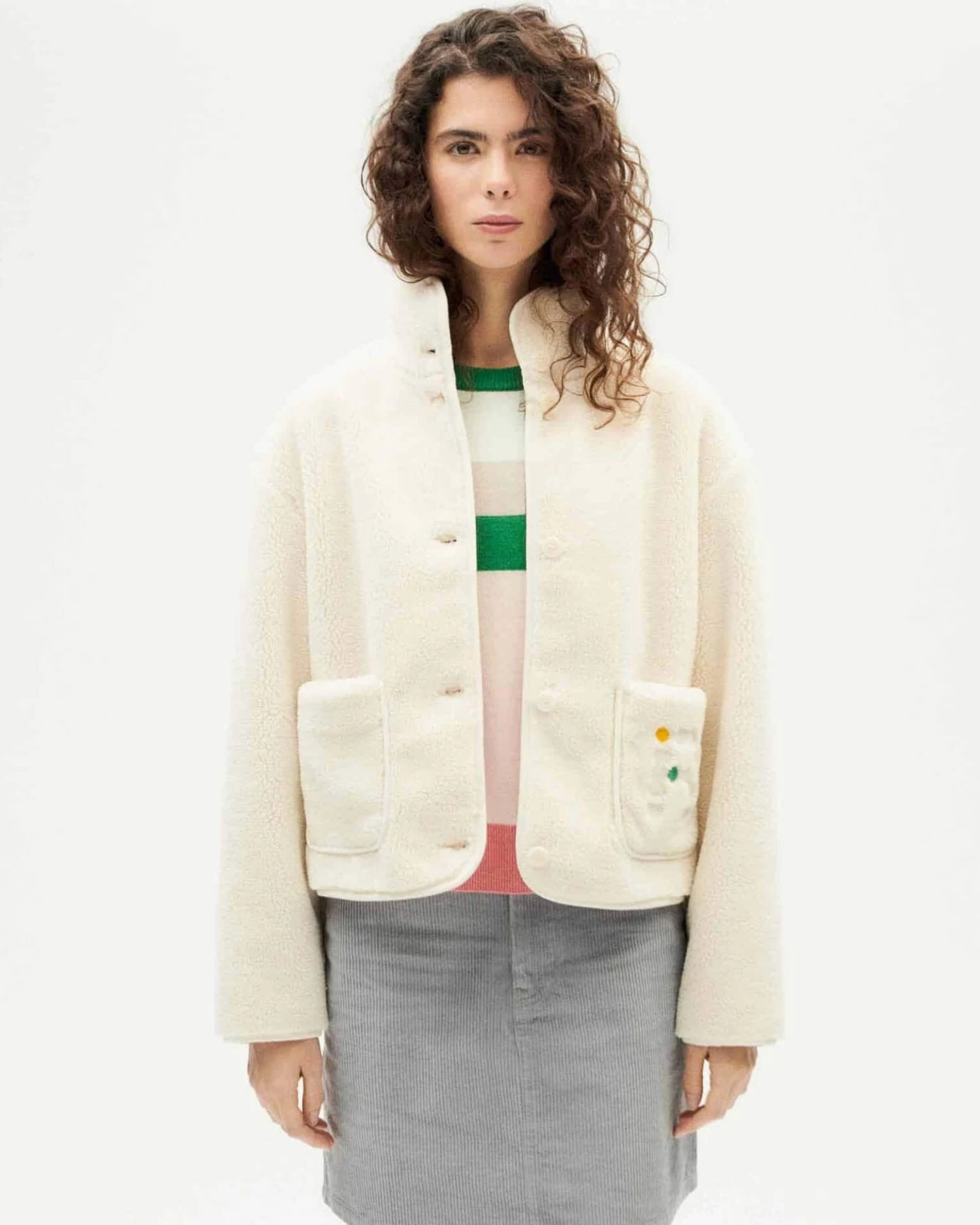 Thinking MU Fleecejacke Kourtney – Ansicht 2