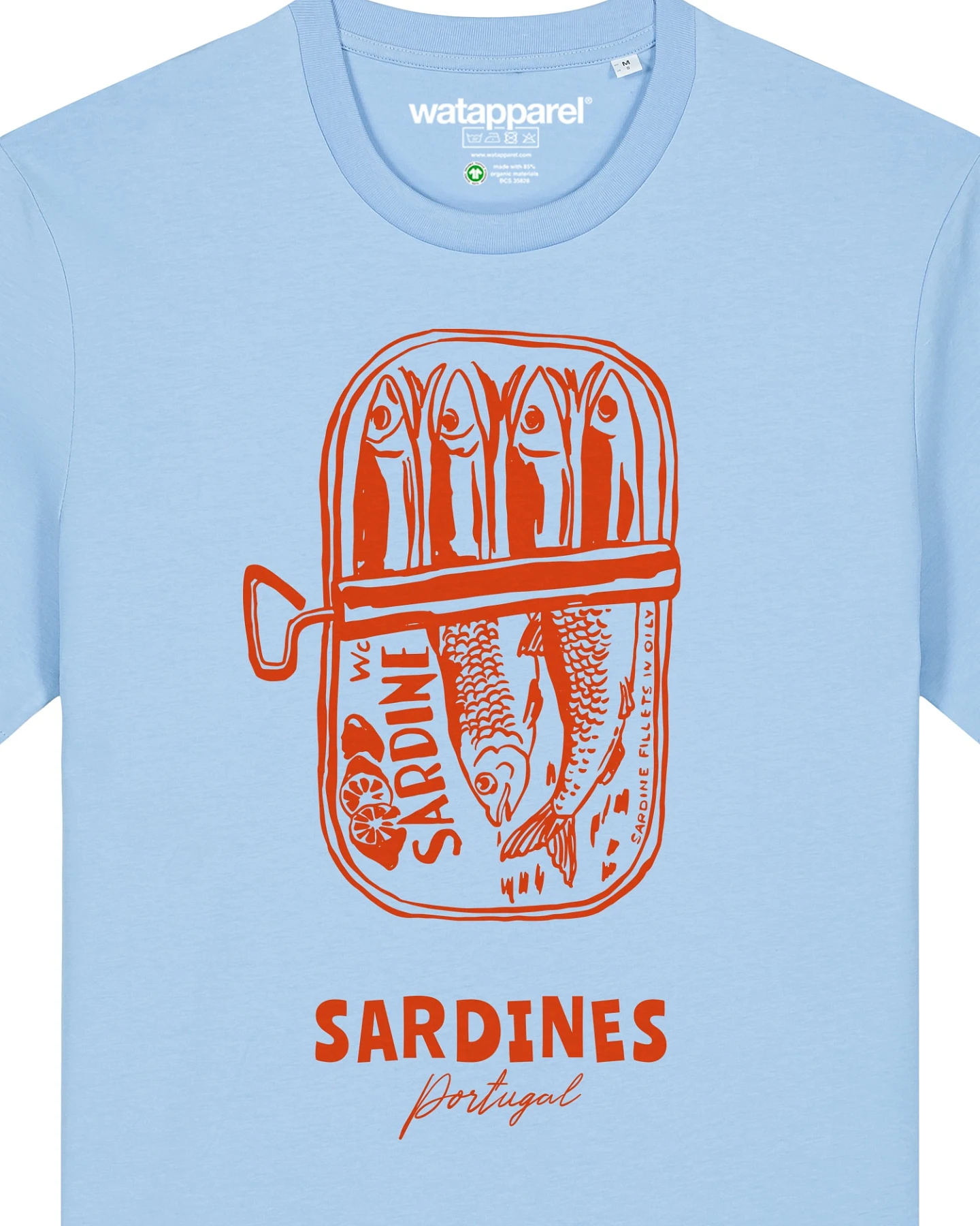 Watapparel T-Shirt Sardines Portugal – Ansicht 3