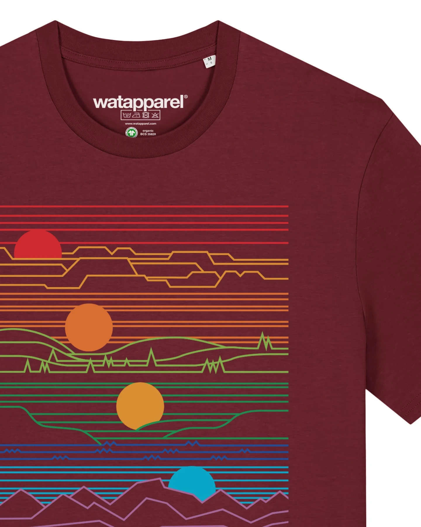 Watapparel T-Shirt Sun And Moon – Ansicht 3