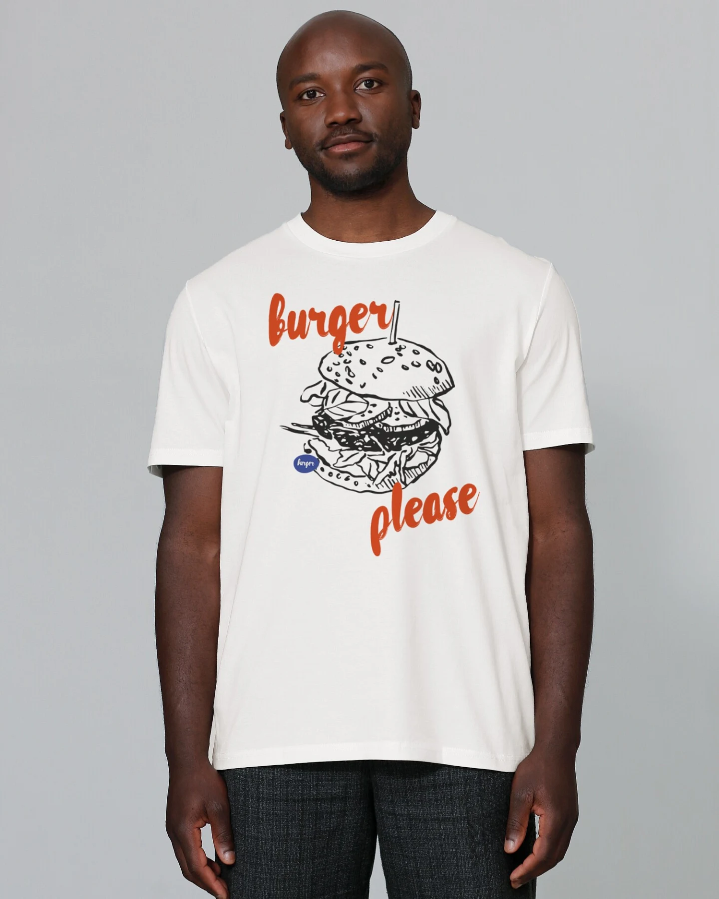 Watapparel T-Shirt Burger Please – Ansicht 2