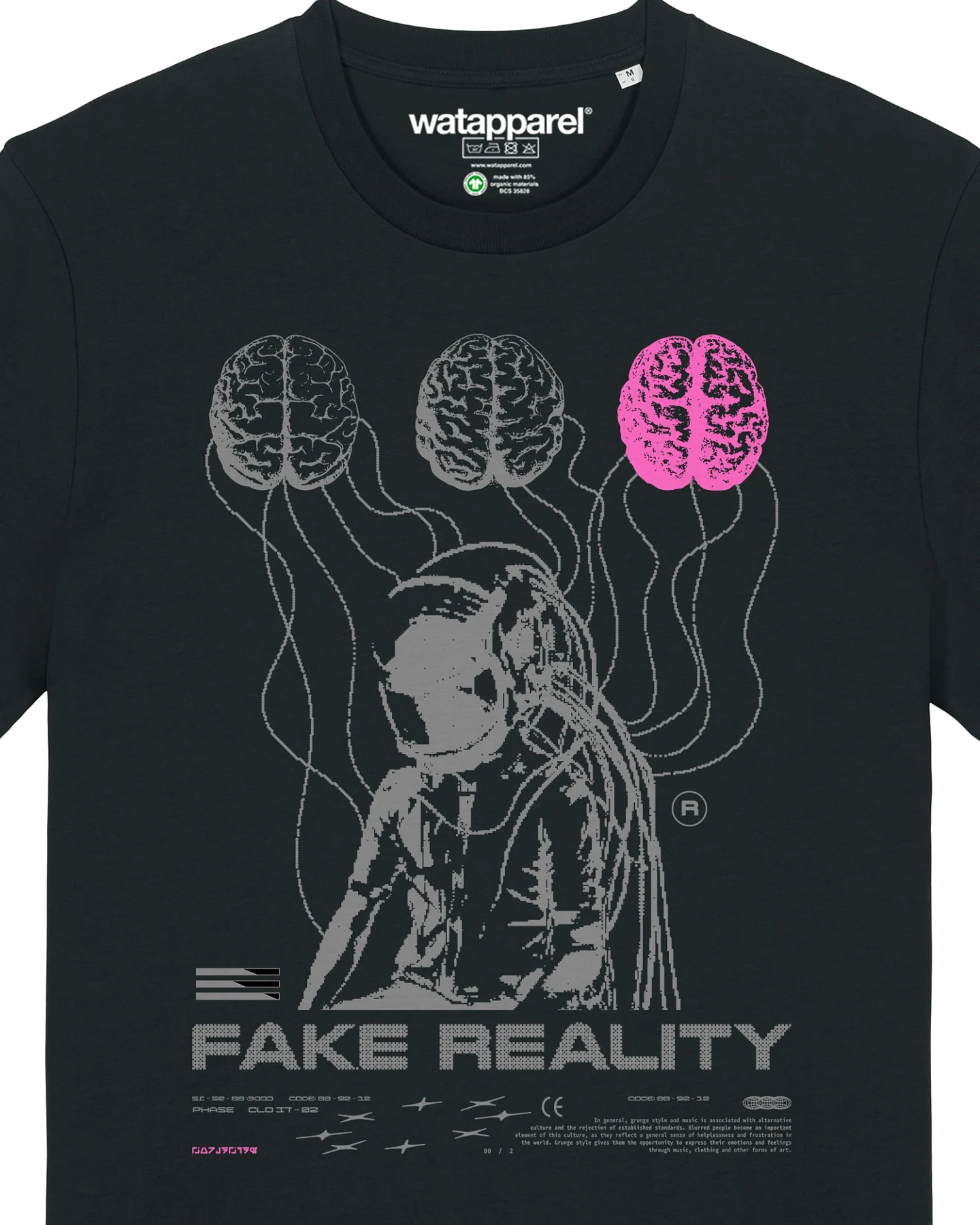 Watapparel T-Shirt Fake Reality – Ansicht 3