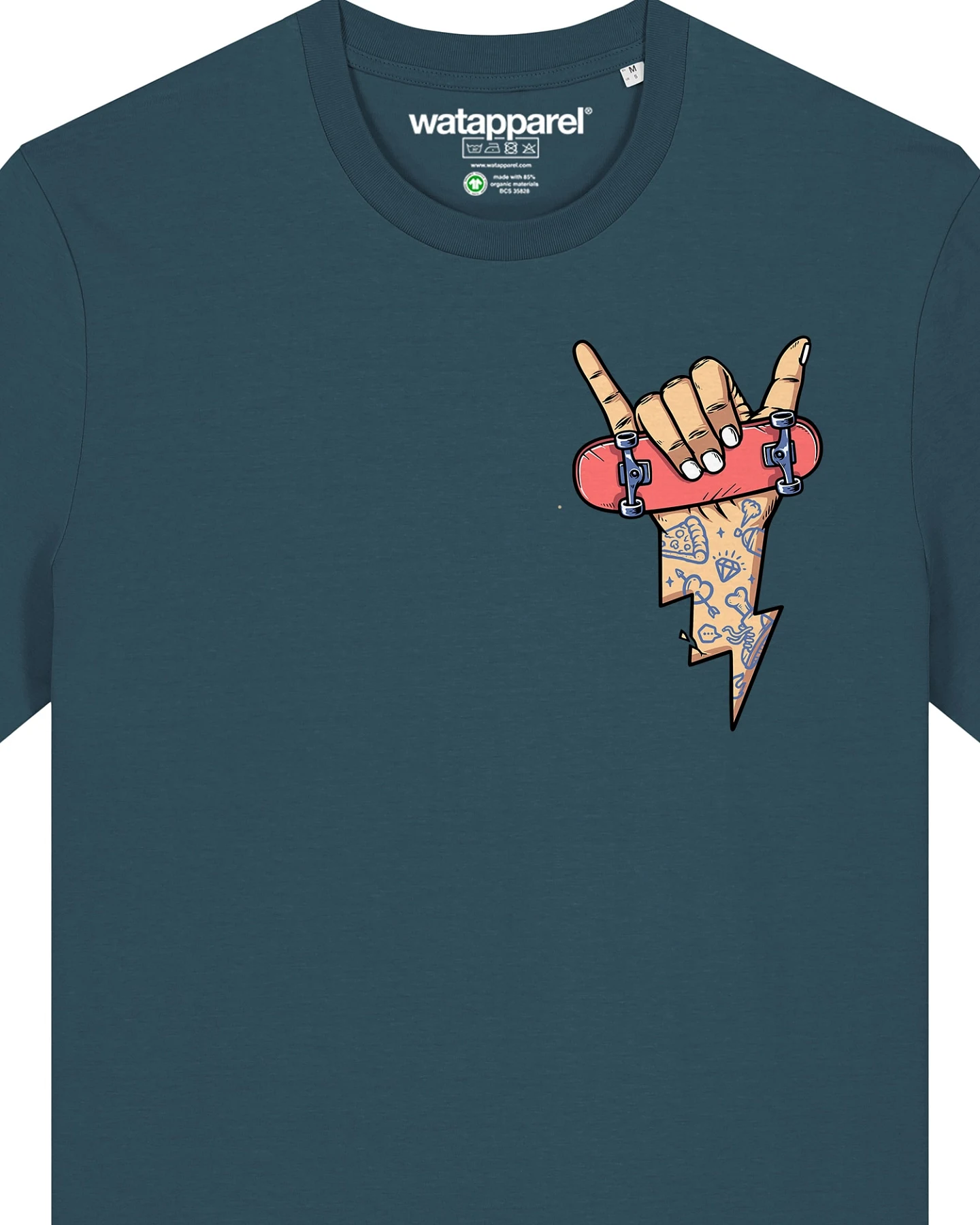 Watapparel T-Shirt Skateboard – Ansicht 3