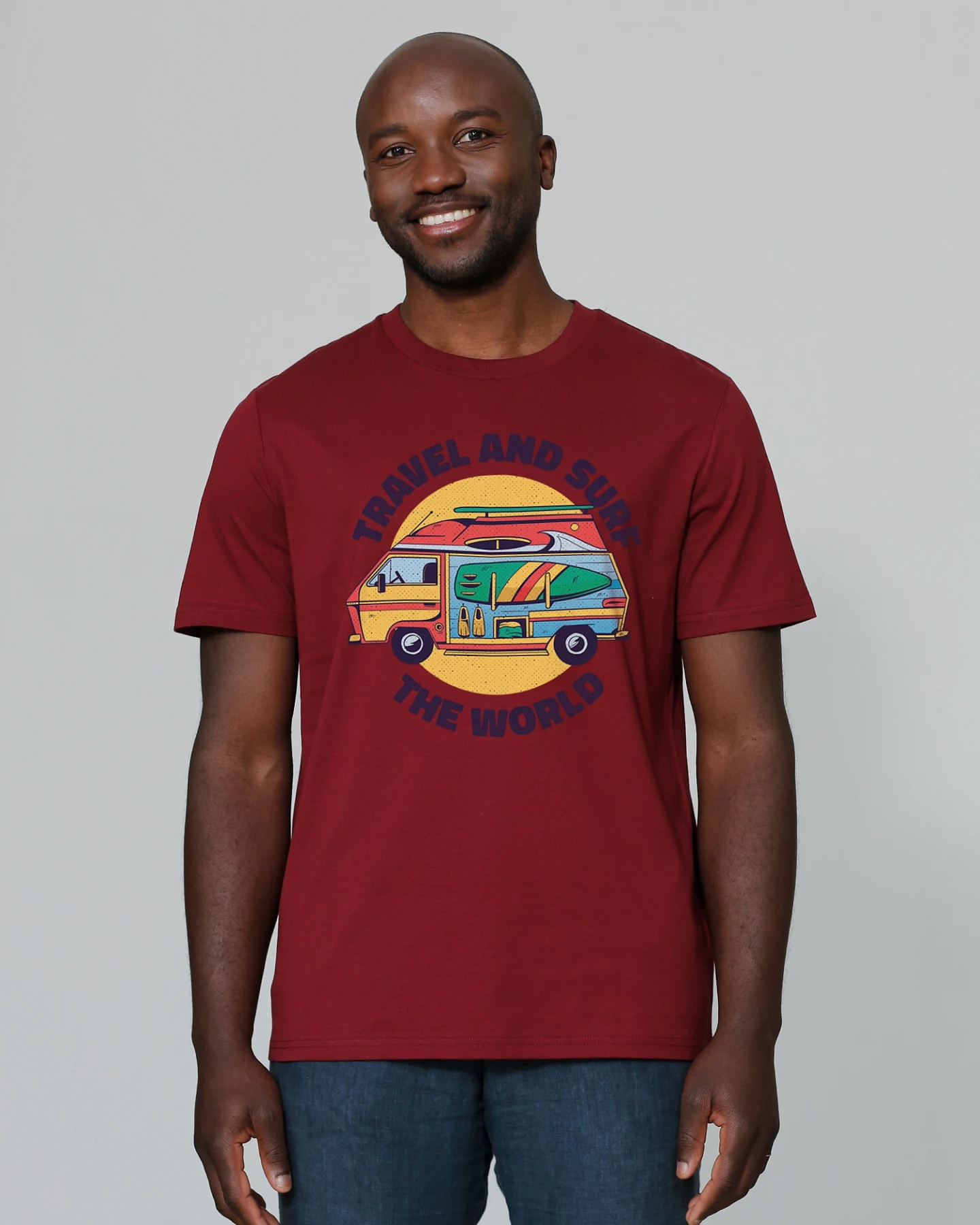 Watapparel T-Shirt Travel and surf – Ansicht 2