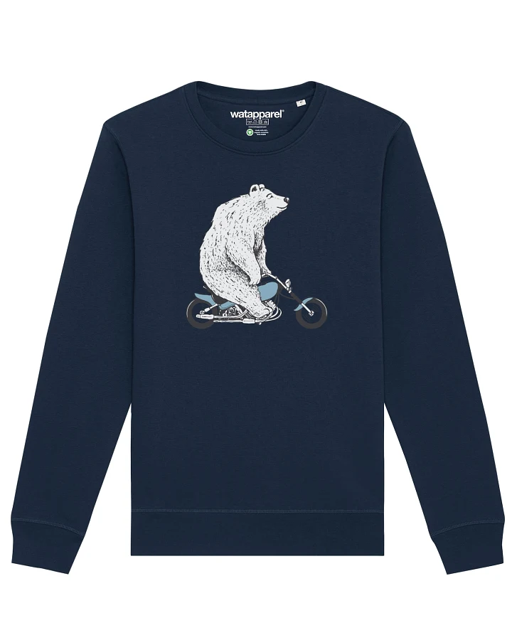 Watapparel Sweatshirt Bär auf Bike