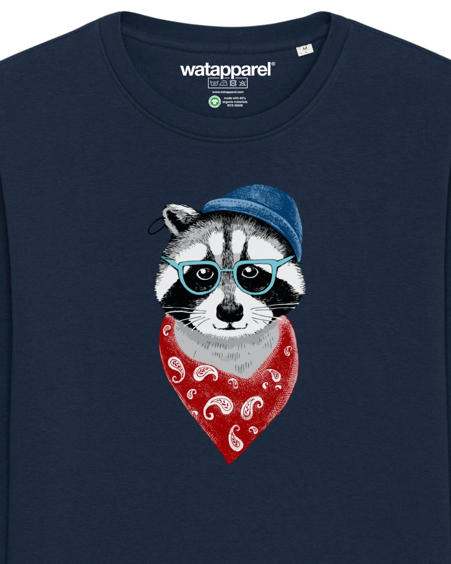 Watapparel Sweatshirt Waschbär – Ansicht 3
