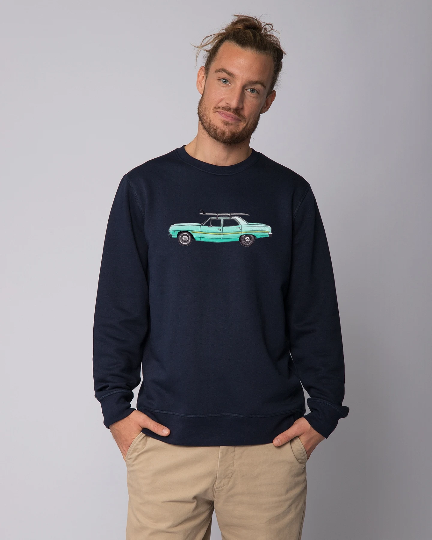 Watapparel Sweatshirt Surf Car – Ansicht 2