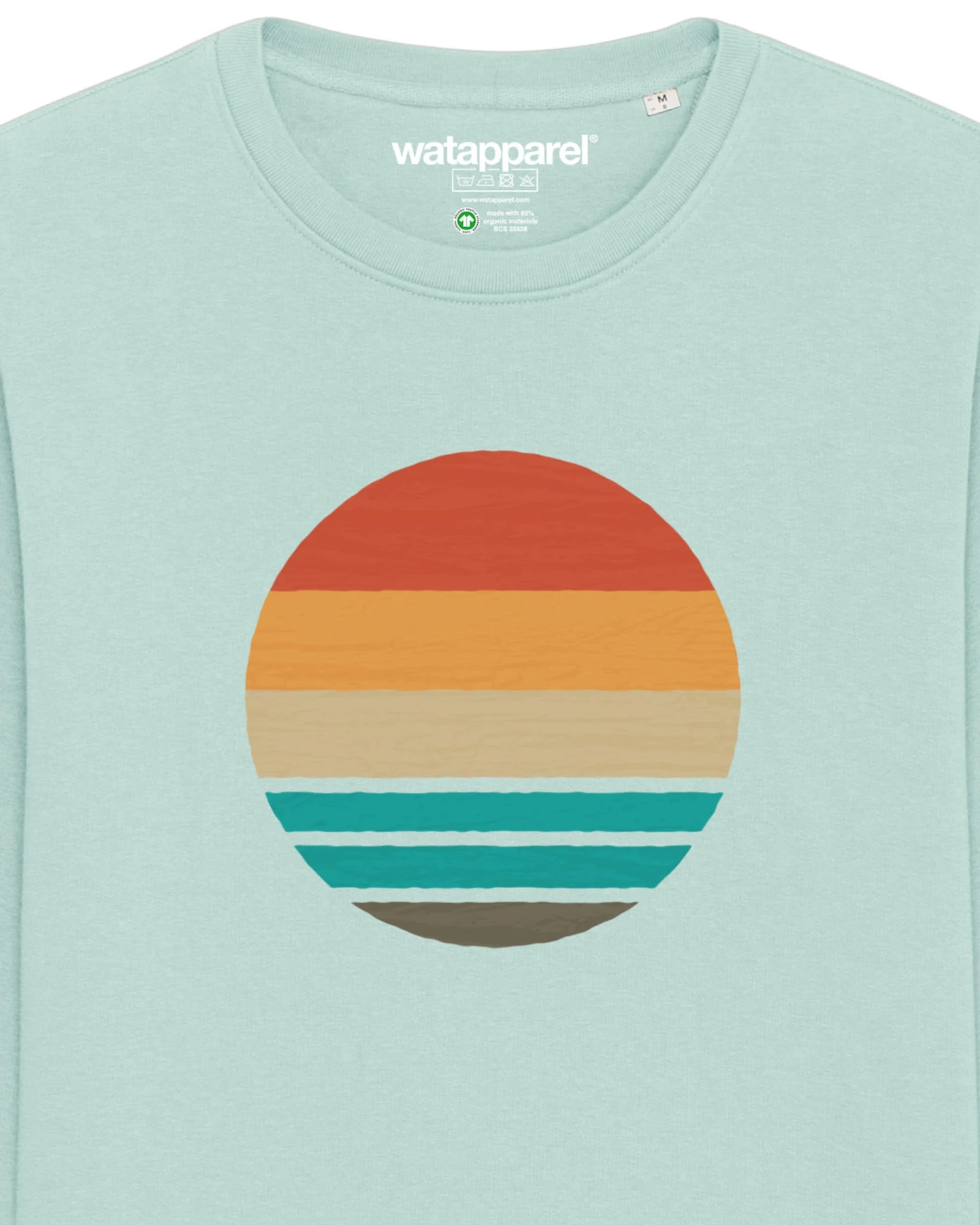 Watapparel Sweatshirt Retro Sunset Ocean – Ansicht 3