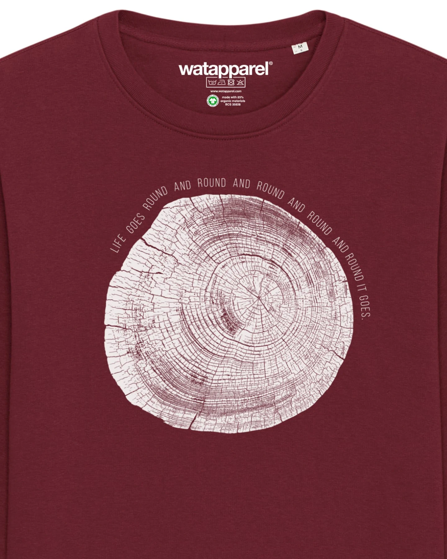 Watapparel Sweatshirt Baumscheibe – Ansicht 3