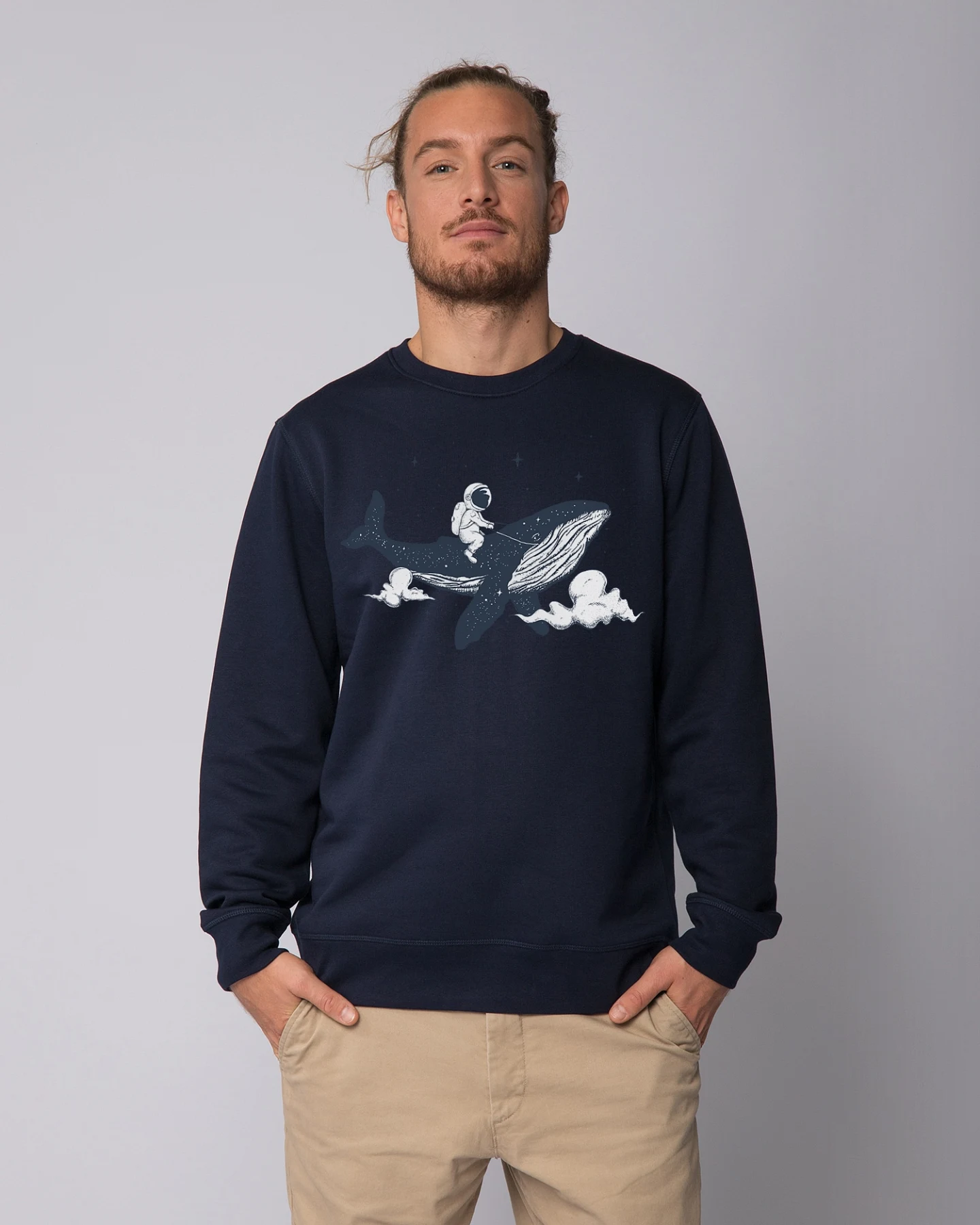 Watapparel Sweatshirt Spacewhale – Ansicht 2