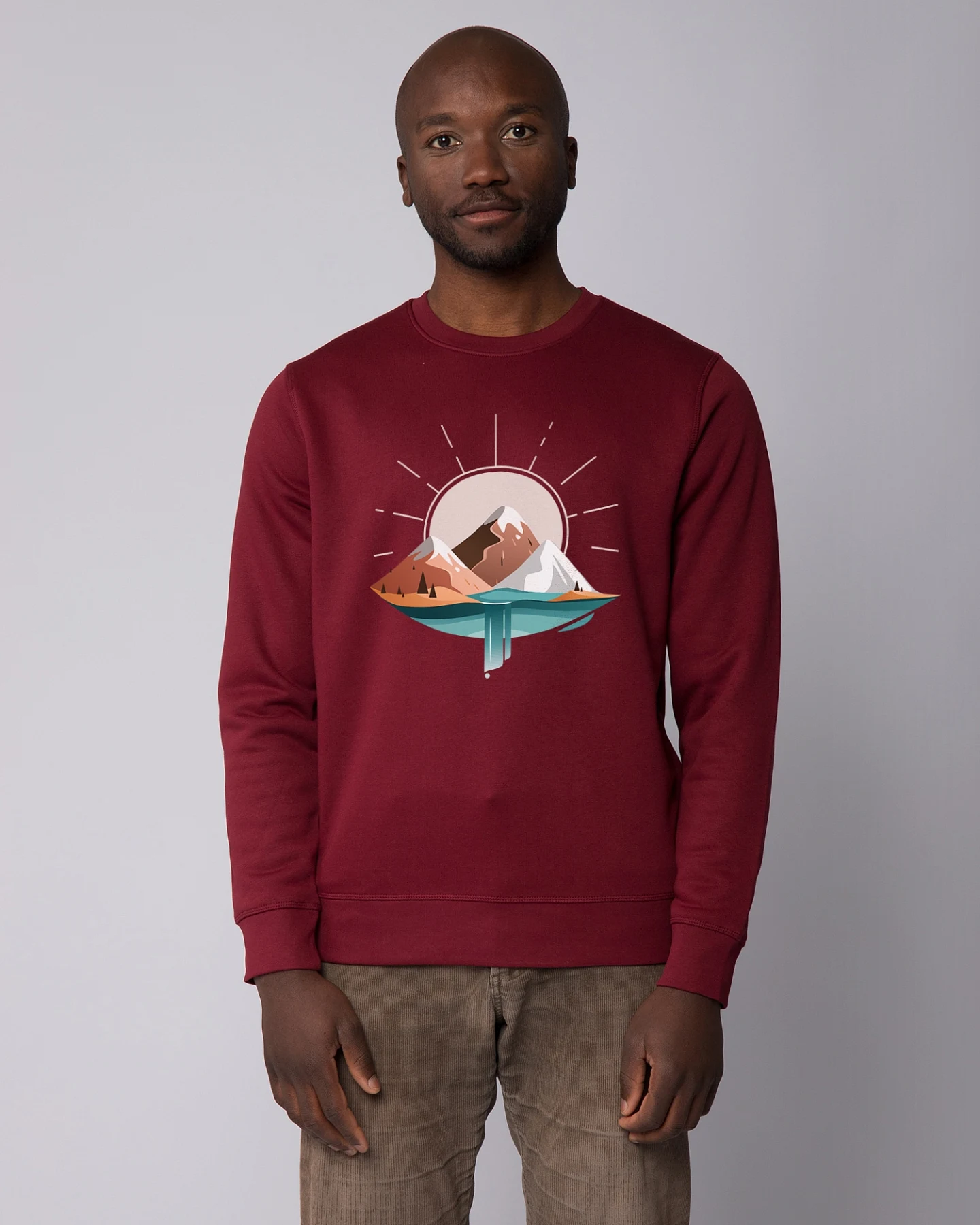 Watapparel Sweatshirt Sunrise & Lake – Ansicht 2