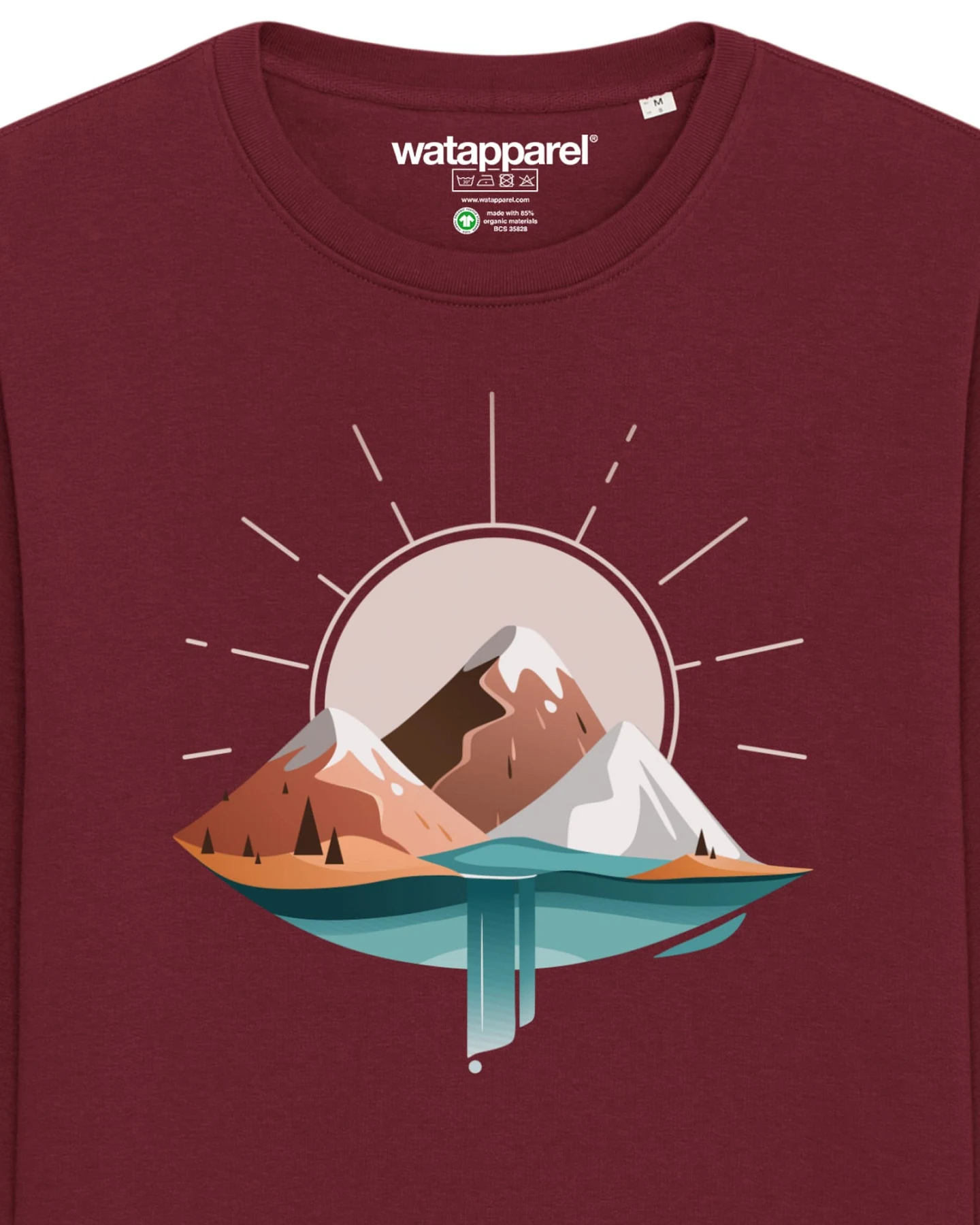 Watapparel Sweatshirt Sunrise & Lake – Ansicht 3