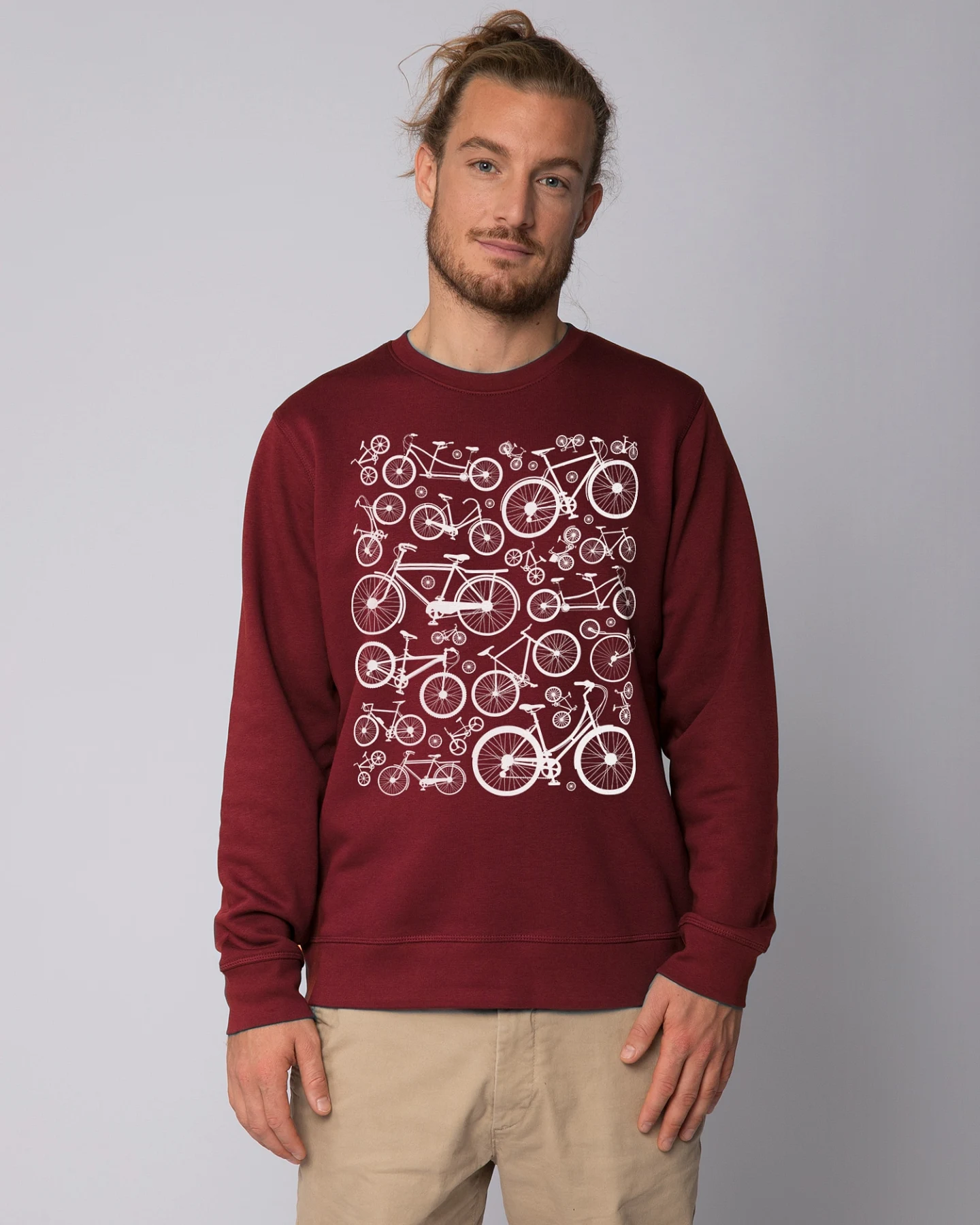 Watapparel Sweatshirt Fahrräder – Ansicht 2