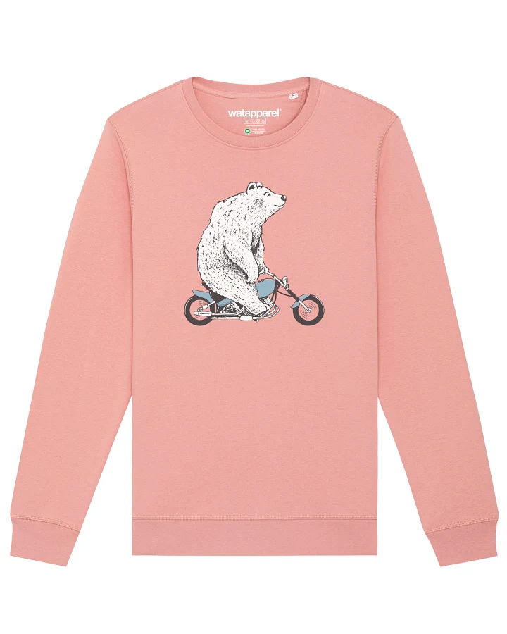 Watapparel Sweatshirt Bär auf Bike