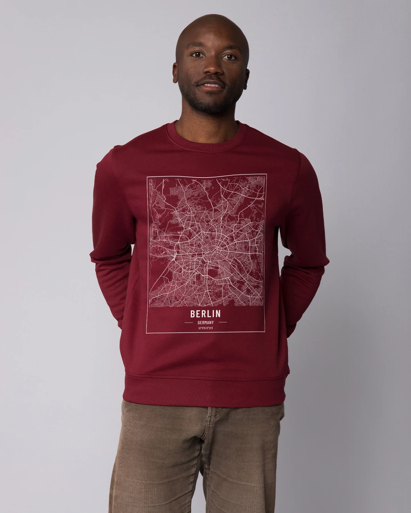 Watapparel Sweatshirt City maps Berlin Landkarte – Ansicht 2