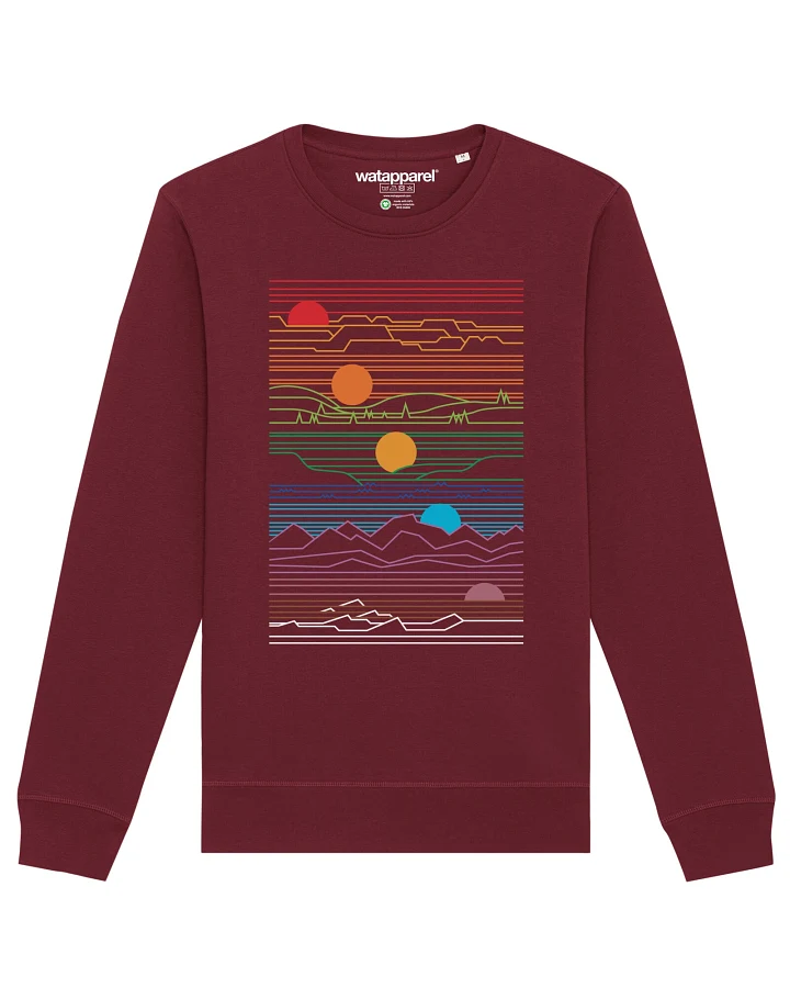 Watapparel Sweatshirt Sun And Moon