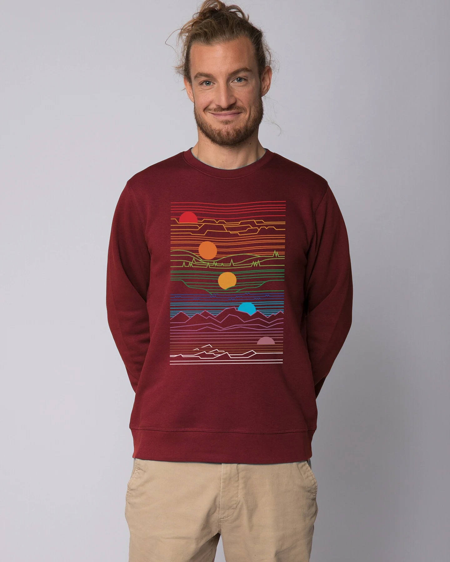 Watapparel Sweatshirt Sun And Moon – Ansicht 2