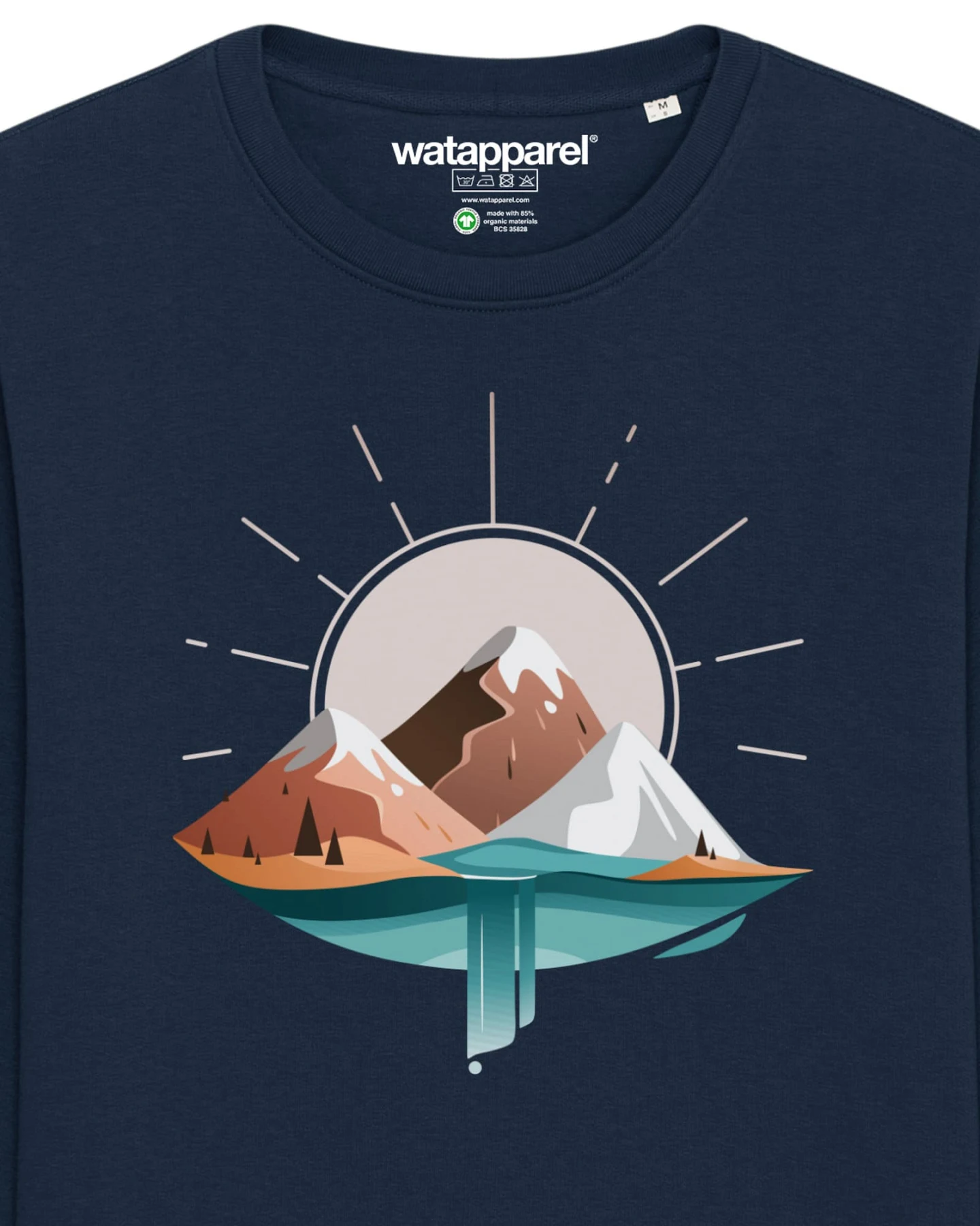Watapparel Sweatshirt Sunrise & Lake – Ansicht 3