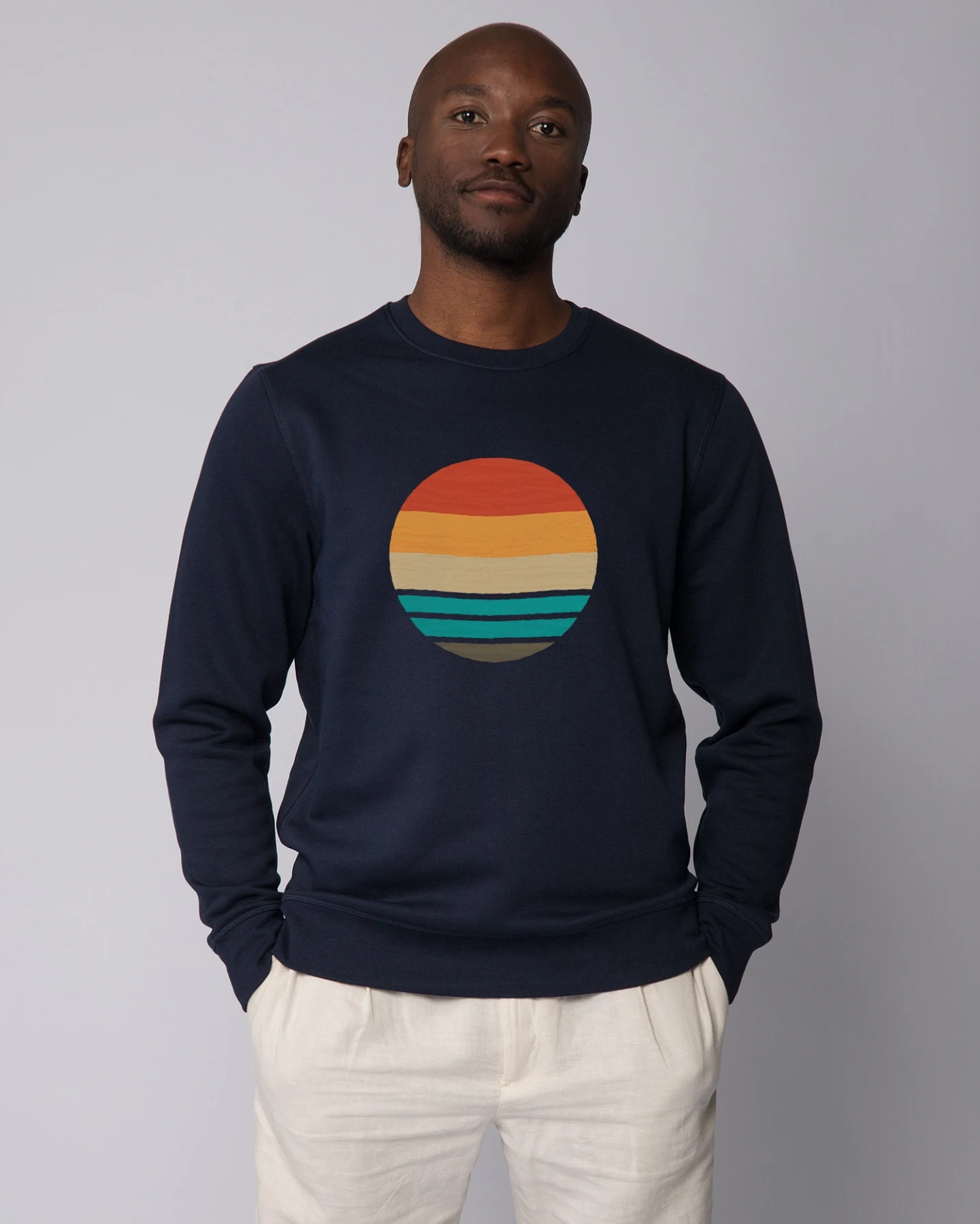 Watapparel Sweatshirt Retro Sunset Ocean – Ansicht 2
