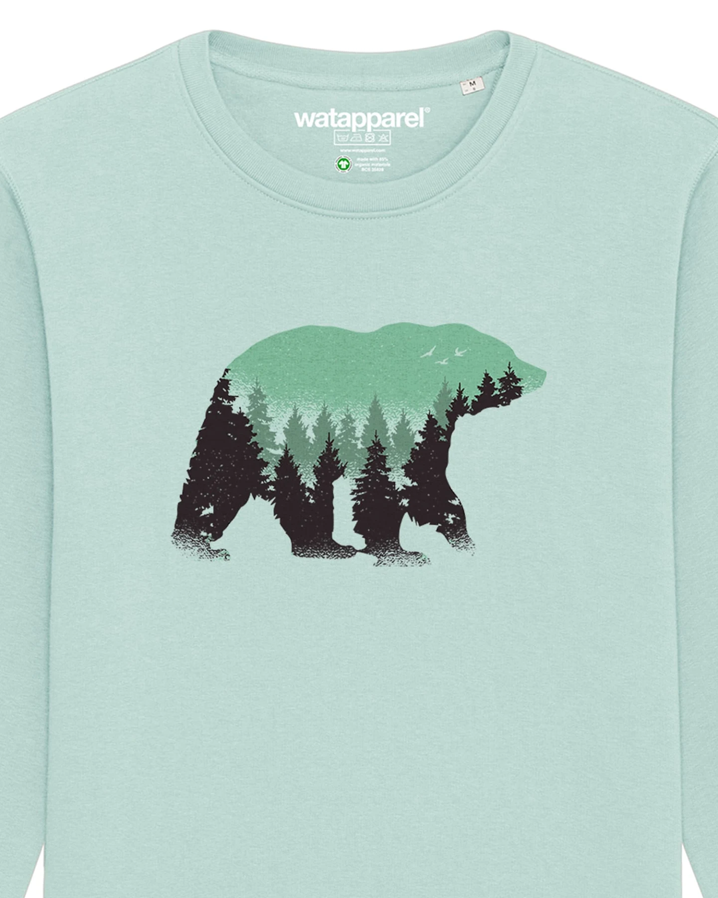 Watapparel Sweatshirt Waldbär – Ansicht 3