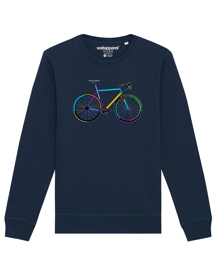 Watapparel Sweatshirt Fahrrad by night