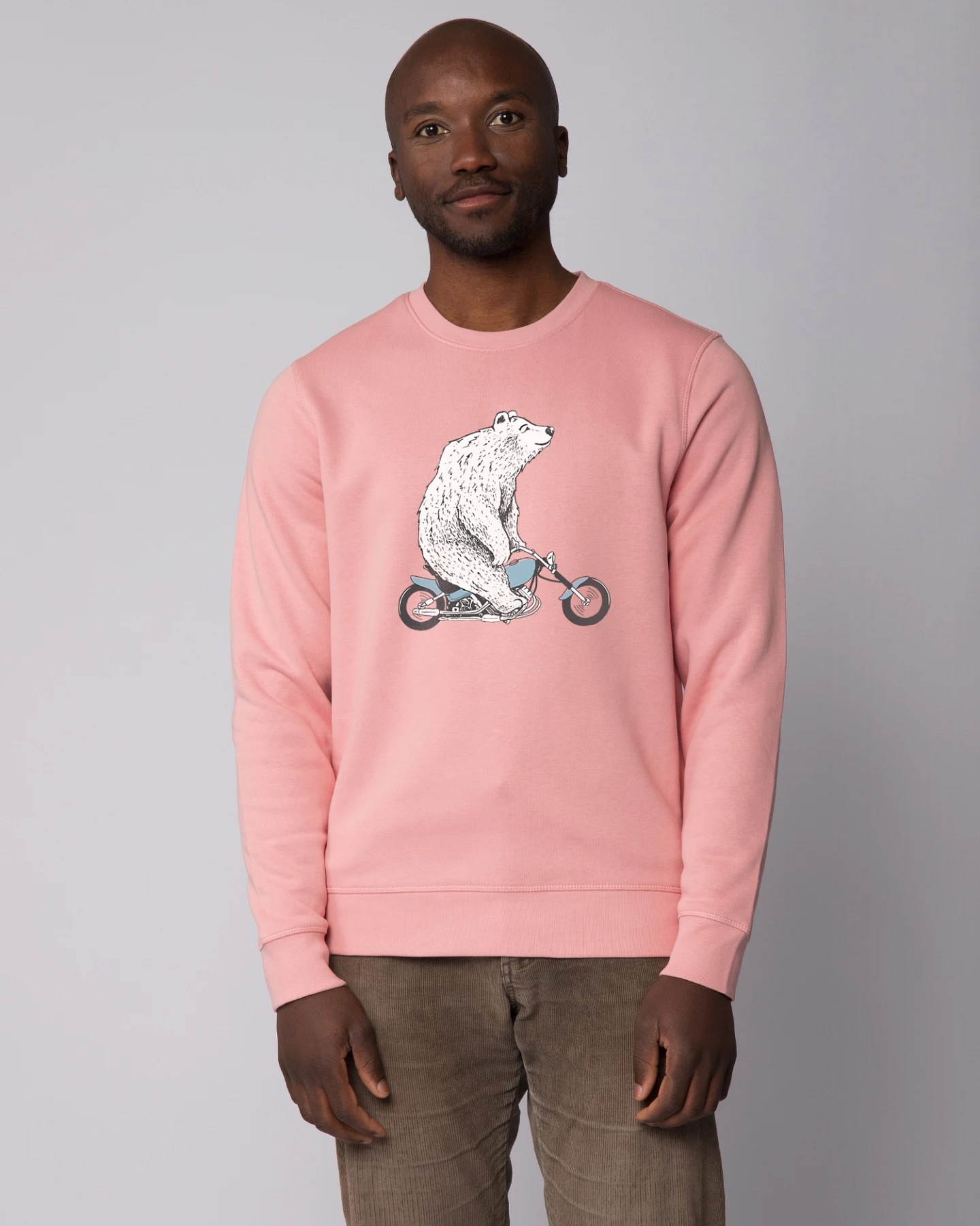 Watapparel Sweatshirt Bär auf Bike – Ansicht 2