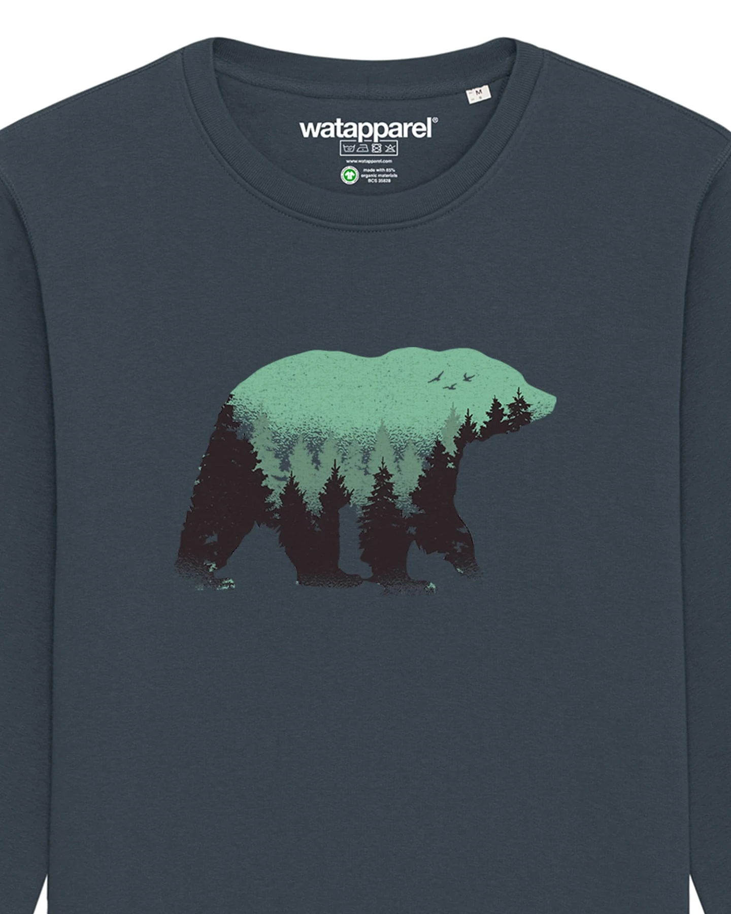 Watapparel Sweatshirt Waldbär – Ansicht 3